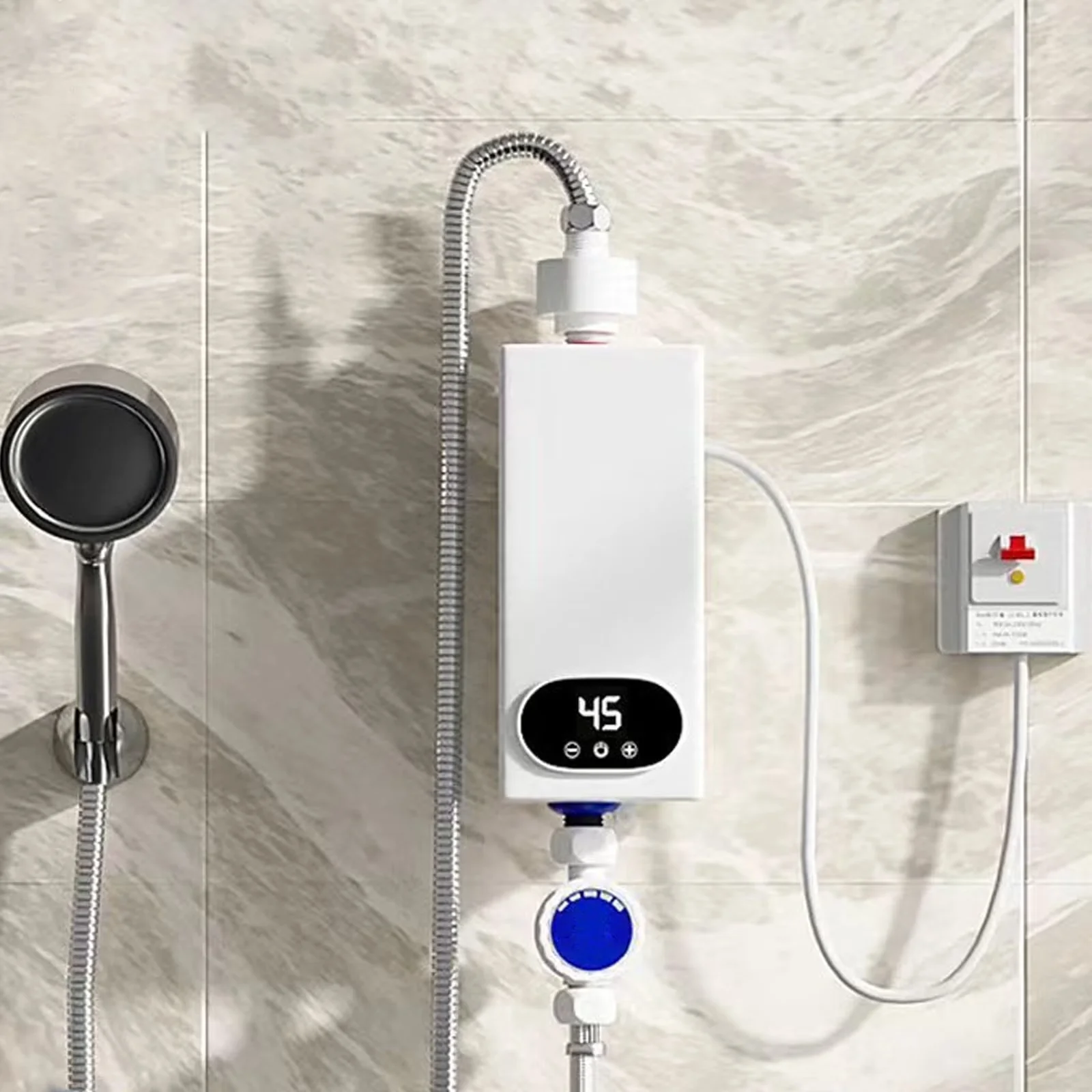 Versatile Plumbing with 5500W, Lightweight, Electric Tankless Water Heater - Model C62BBC