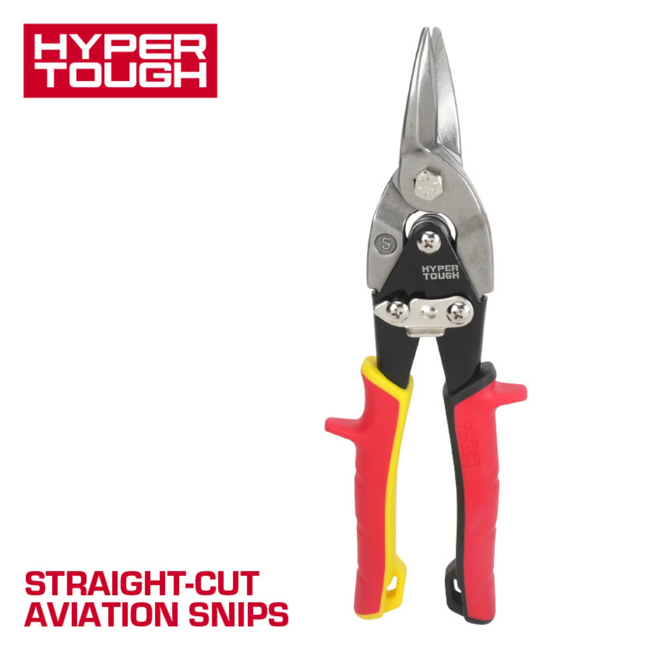 Hand Tool Professional with Comfort Grip, Easy To Operate, Straight-Cut Aviation Snips - Silver Model 087815