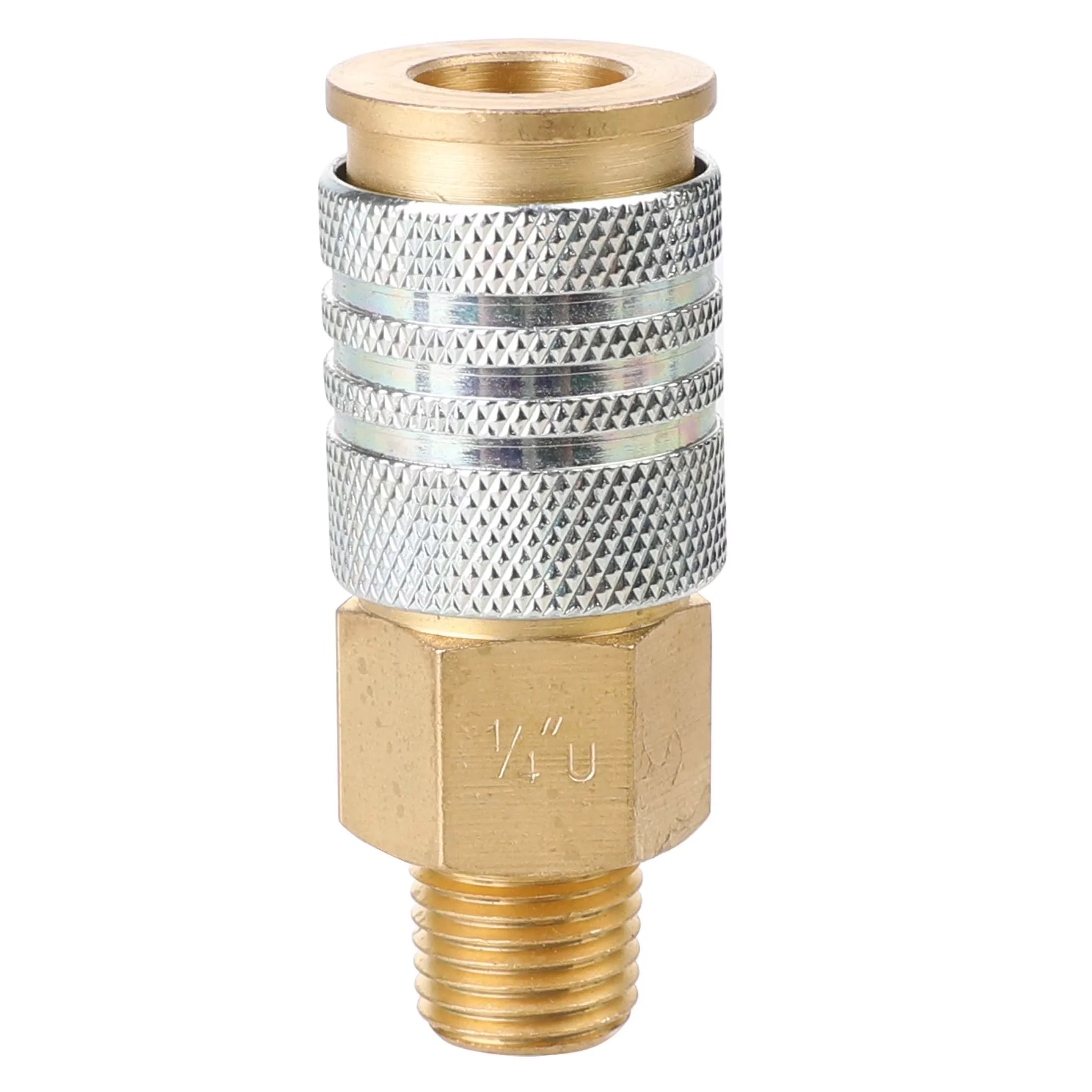 Air Tools Compressor Stylish with Lightweight, Color: Brass & Silver, Material: Brass & Steel - Brass, Steel Silver Model 125ACB