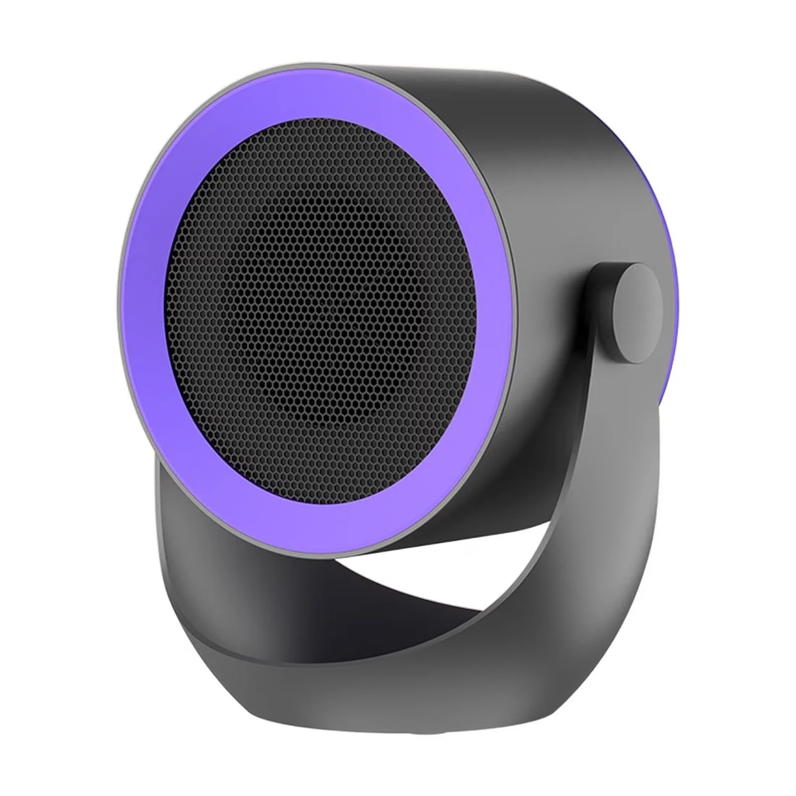 Stylish Portable And Electric Space Heater with Heat Up 100 Square Feet, Safe Quiet Ceramic Fan - Purple-1 for Office, Indoor Model B063DC