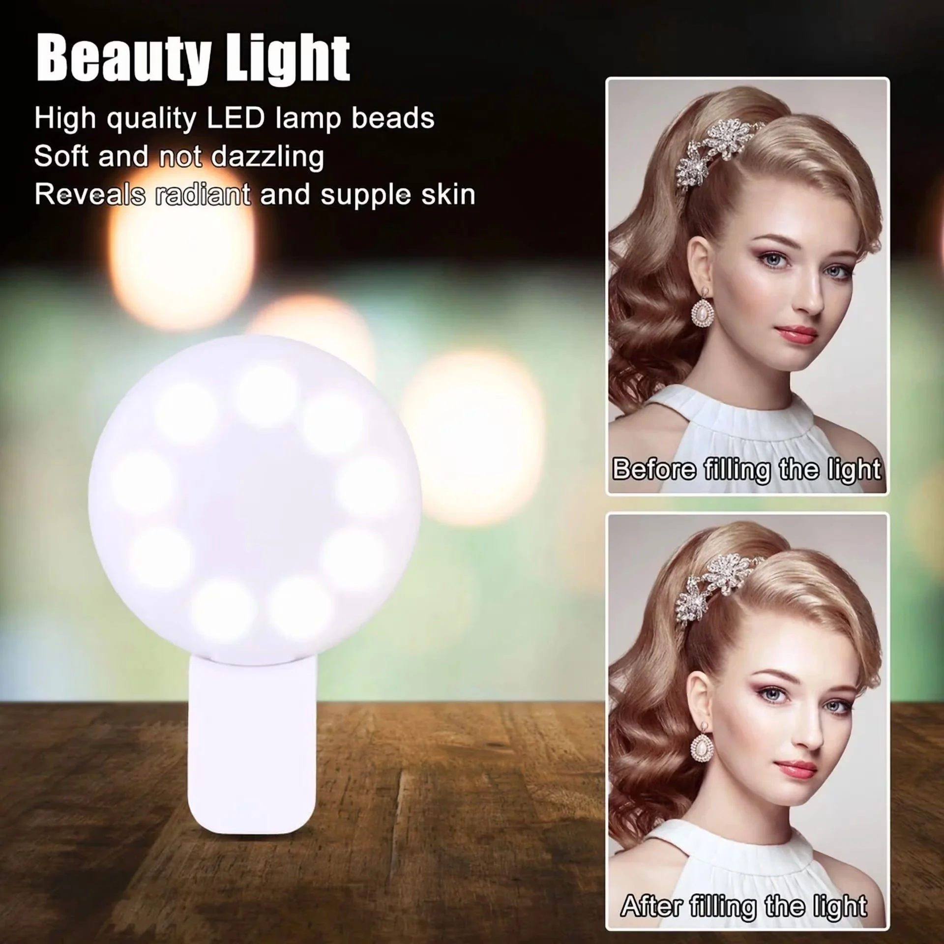 Novelty Light Stylish with LED, Ideal Para Teléfono, Portátil - Anillo Model D0822D
