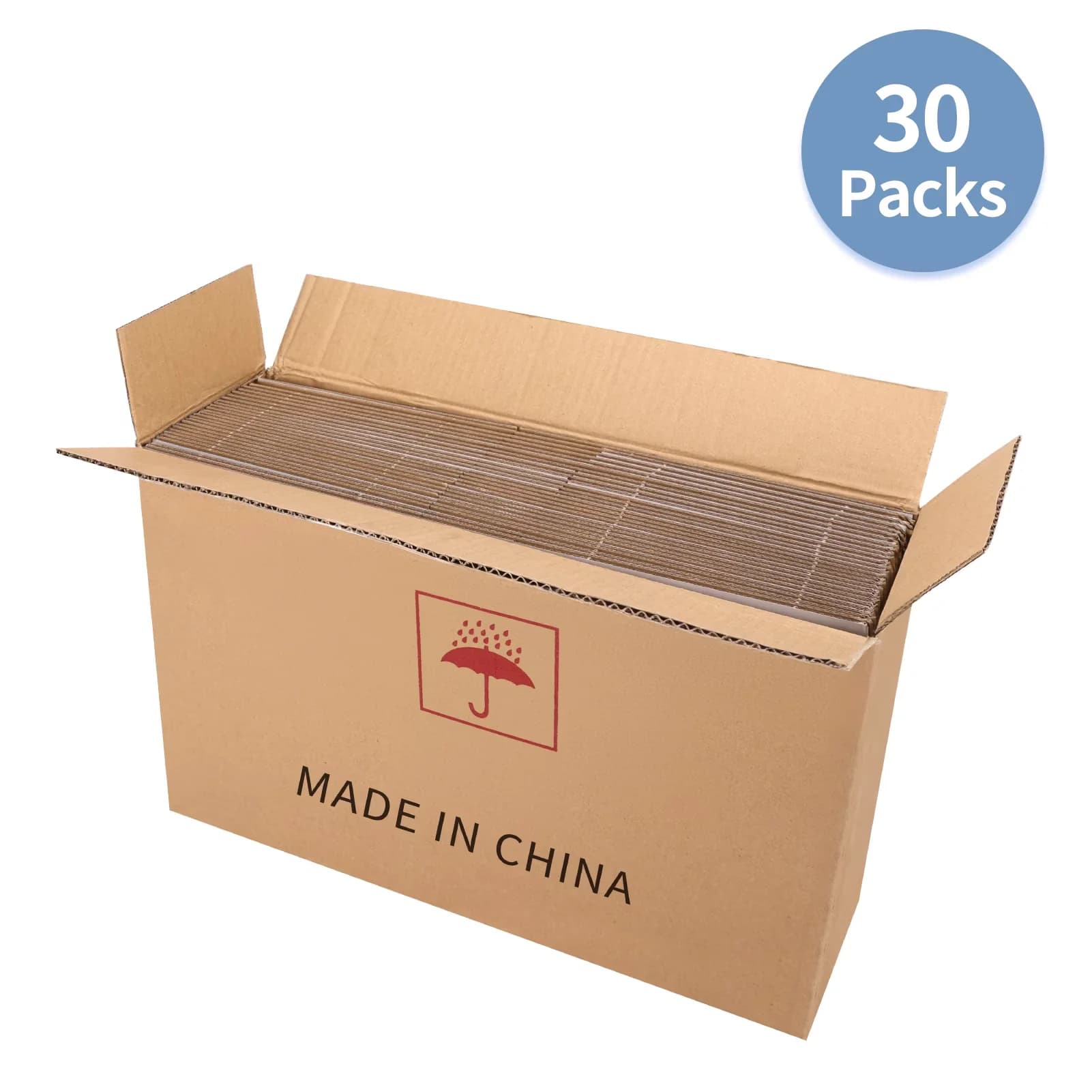 Moving Stylish with Optimal size: 9x7x3 inches. - White Cardboard 30 - Rustic Charm Model CB138C