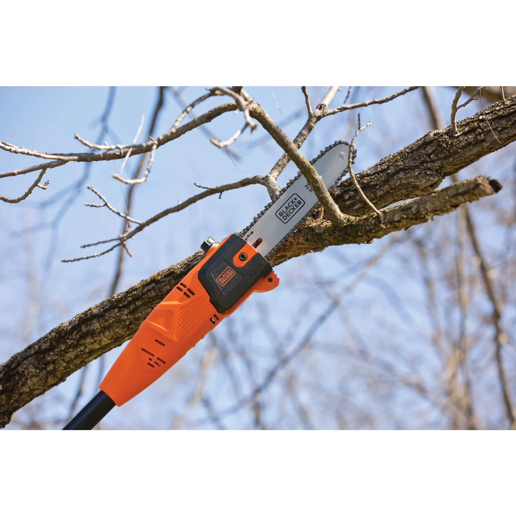 Pole Saw Innovative with Automatic Chain Oiler, Corded 6.5 Amp 9-1/2 Ft. - Multicolor Model 49B5AD