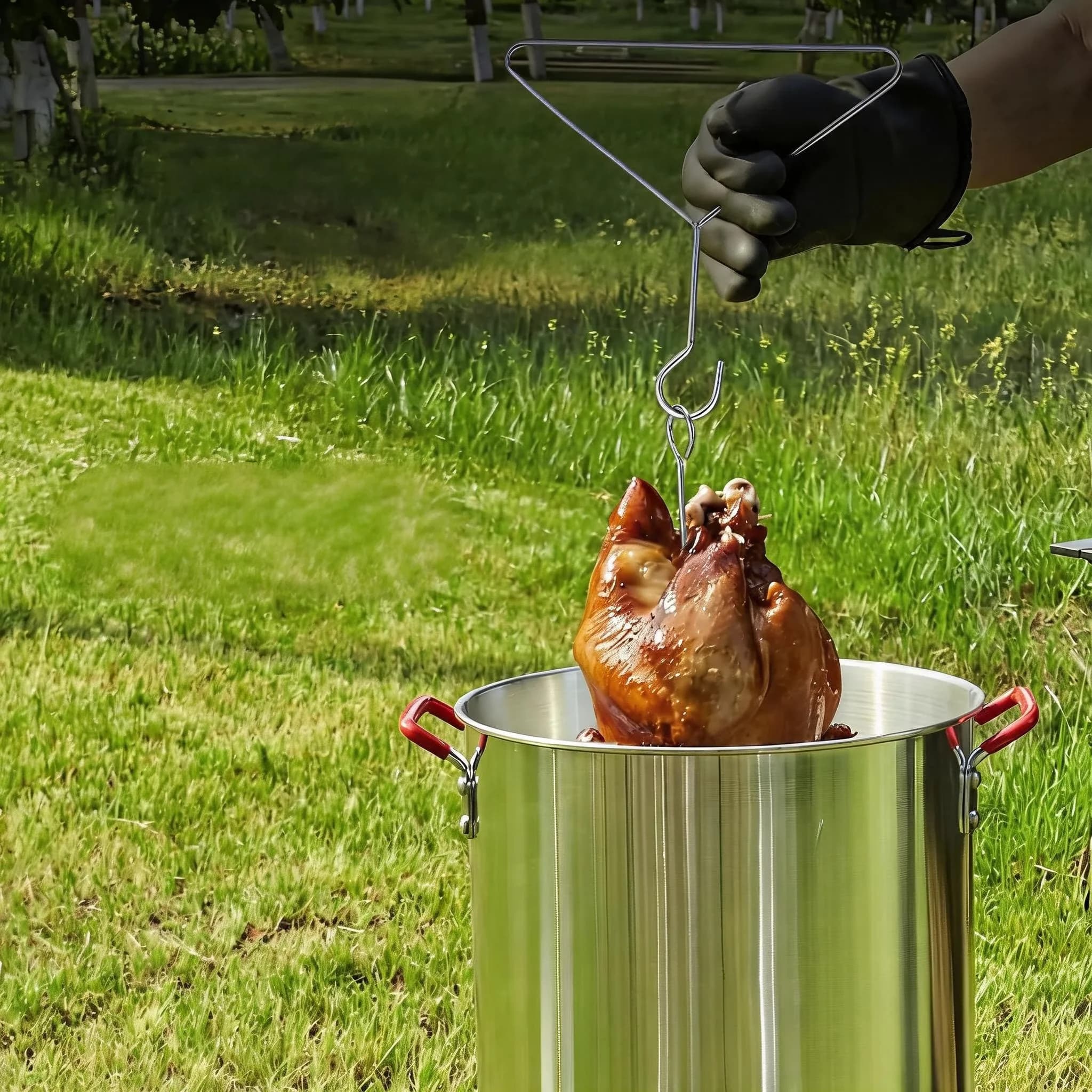 Outdoor Fryer Compact with 54000 BTU, 54000 BTU Propane Burner Bestseling - Spcc Model F23079
