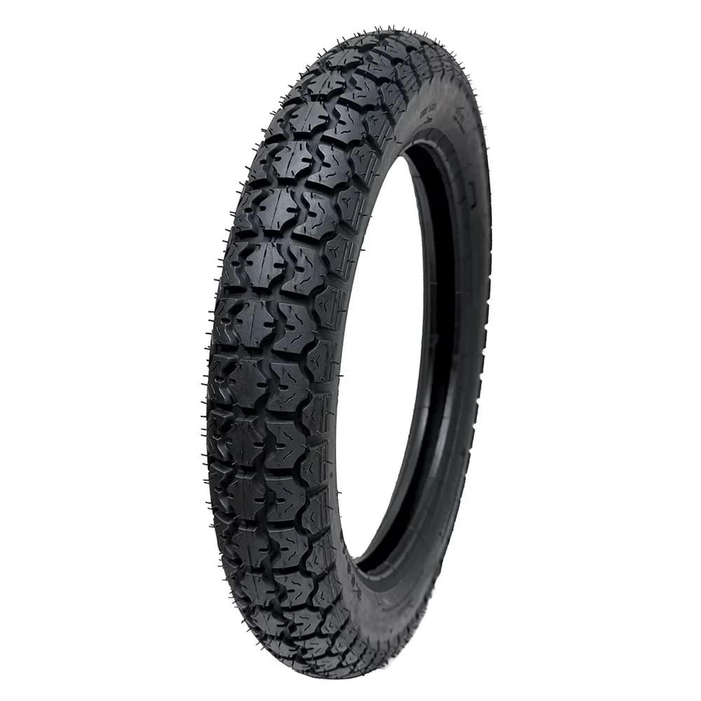 Versatile Motorcycle Tire with Replacement, Smooth, Designed as a tube type tire. - Black Model BDAC68