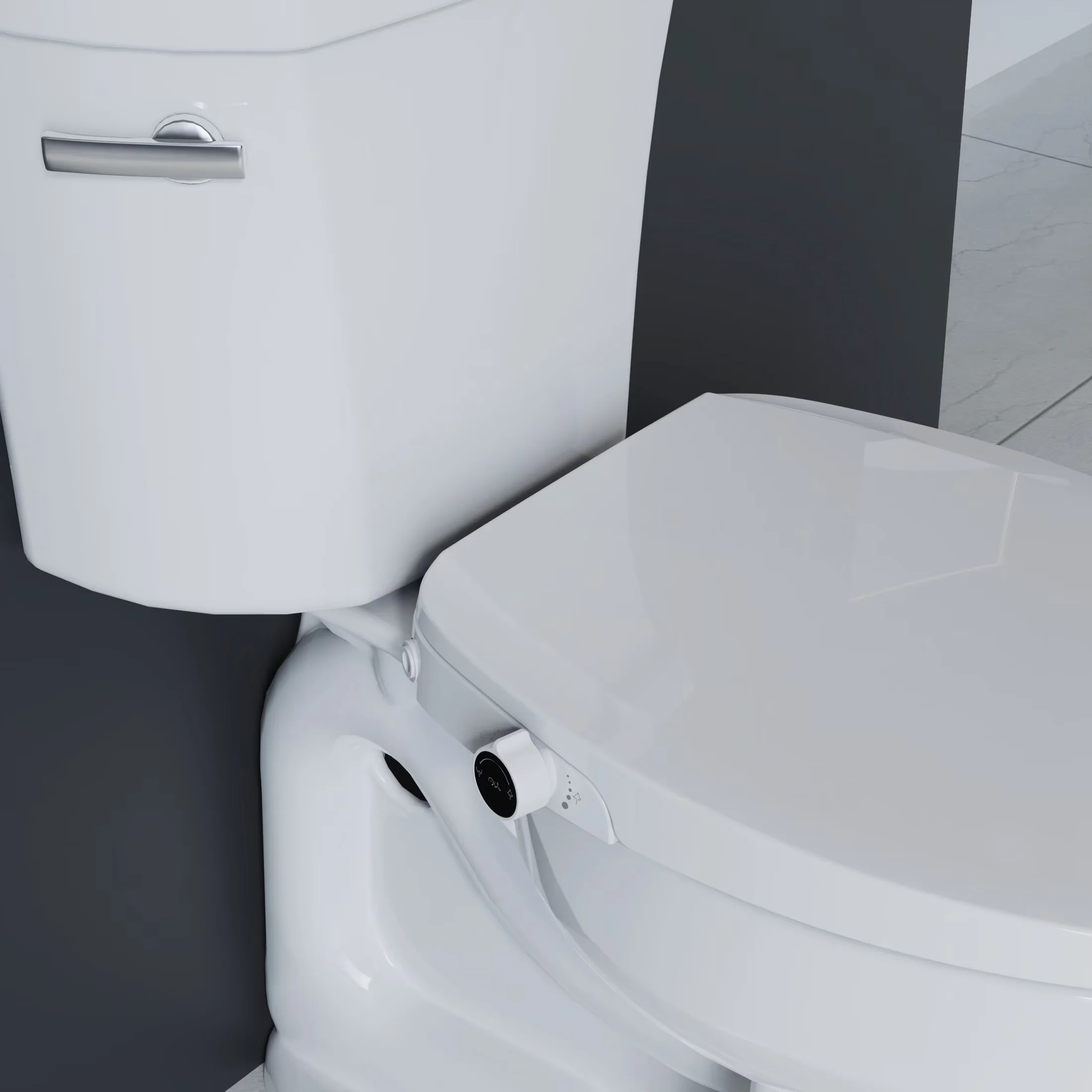 Modern Toilet Seats And Lid with Hardware Included, Easy Installation, Easy Release - Pp Model 6A65A3
