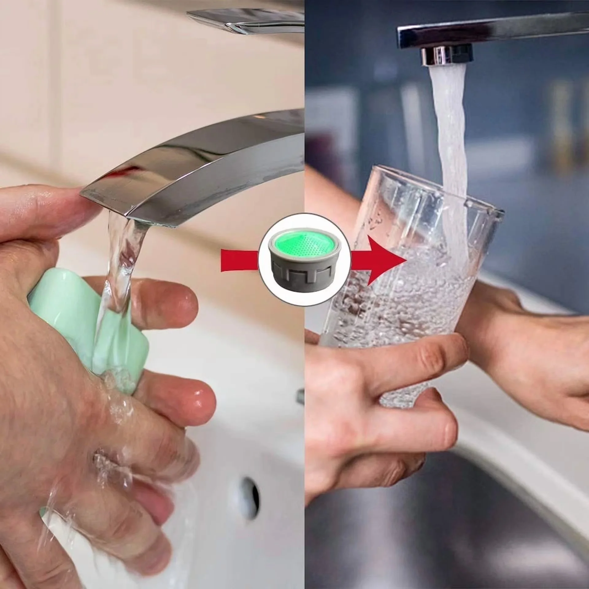 Efficient Kitchen Renovation with Faucet Aerator, Easy to use and practical for everyone. - Model A39E02