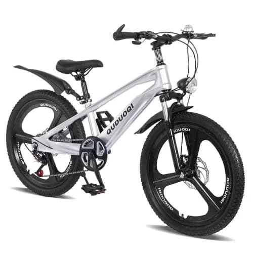Durable Mountain Bike with Compact, Adjustable Speed, Lightweight - Silver Model 5645C7