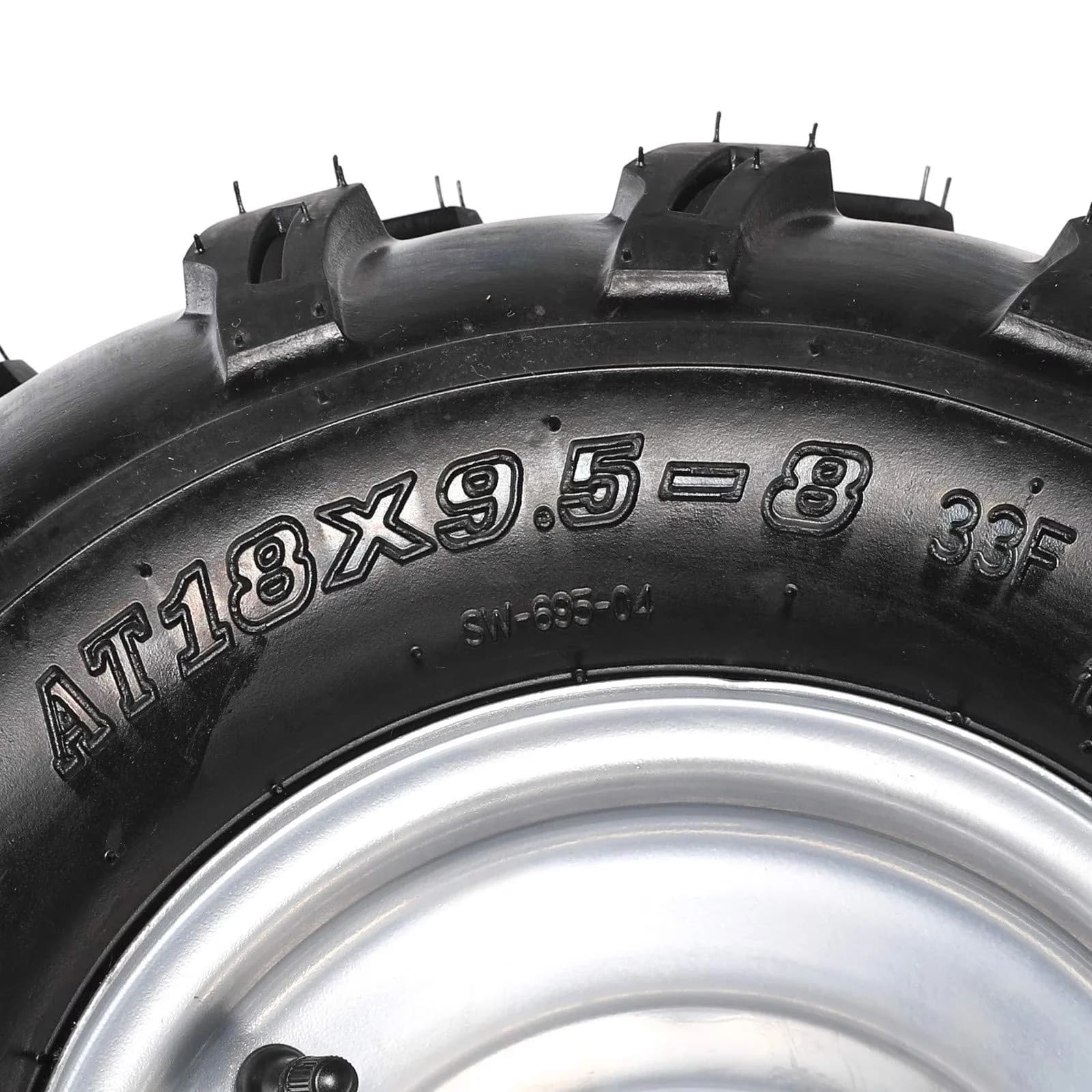 Efficient Golf Cart Tire with Package includes: 2x tires(with rims) - 5-8 Model 59A348