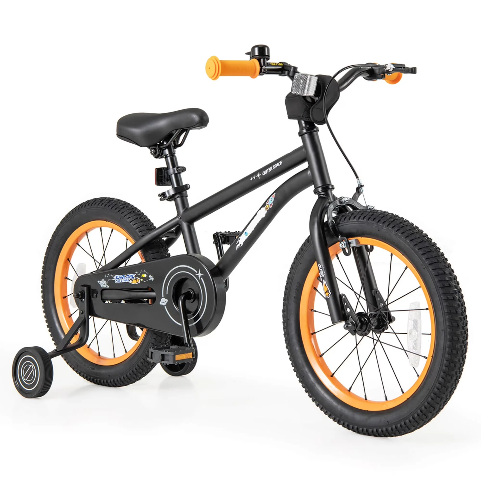 Kids Bike Quality with Adjustable Seat, 16-Inch Kid’s - Black - Ergonomic Design Model 2607C7