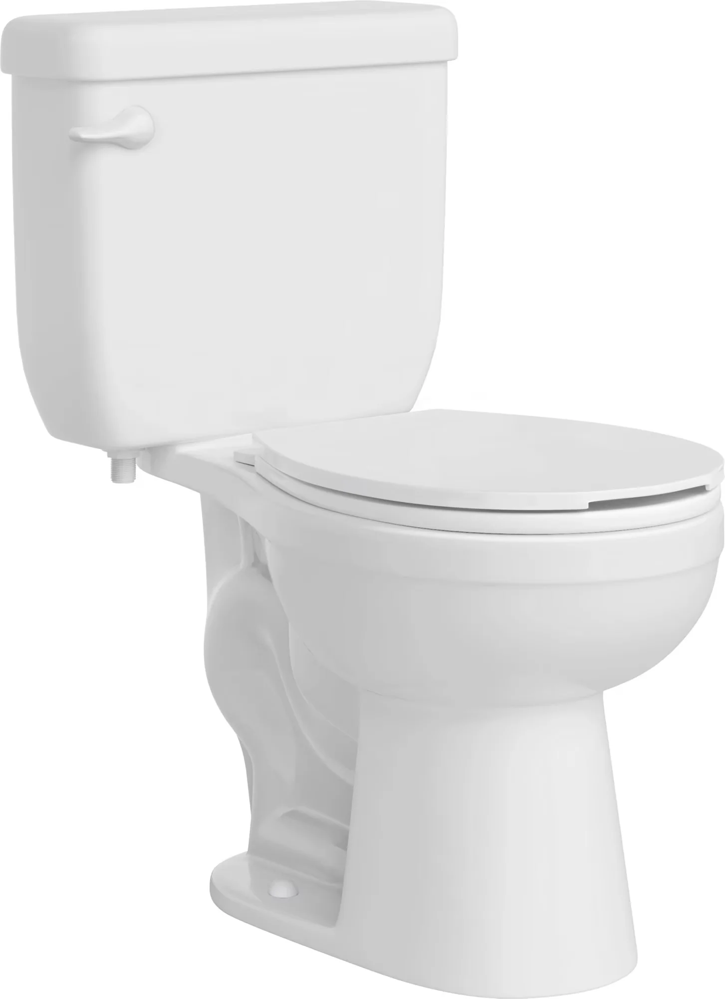 Efficient Toilet Seats And Lid with Easy Installation, Round Closed Front Plastic Seat - Plastic Beige Model 8A54A8