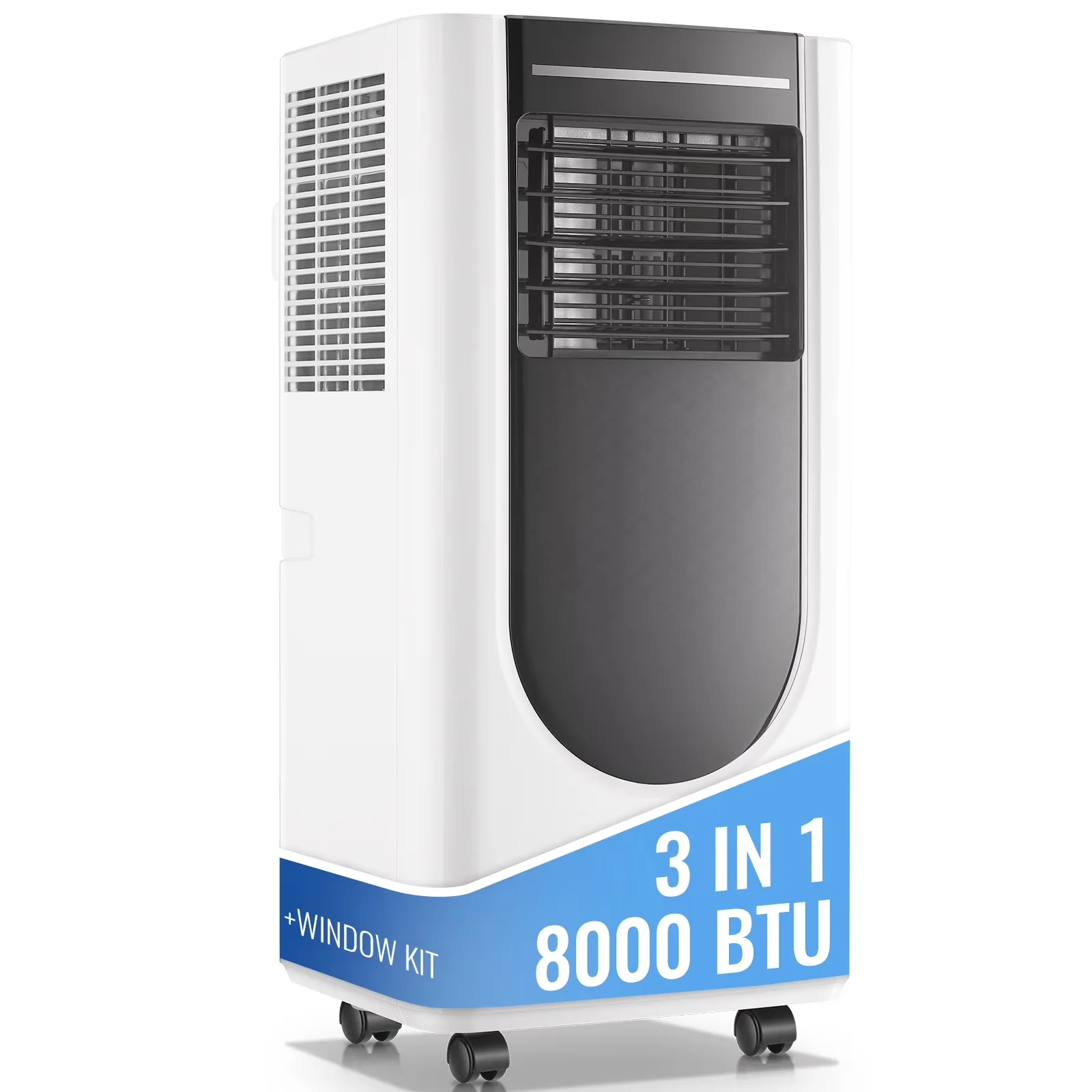 Air Conditioner Versatile with 8000 BTU, Timer, Portable - 8000BTU - Modern Design Model 434448