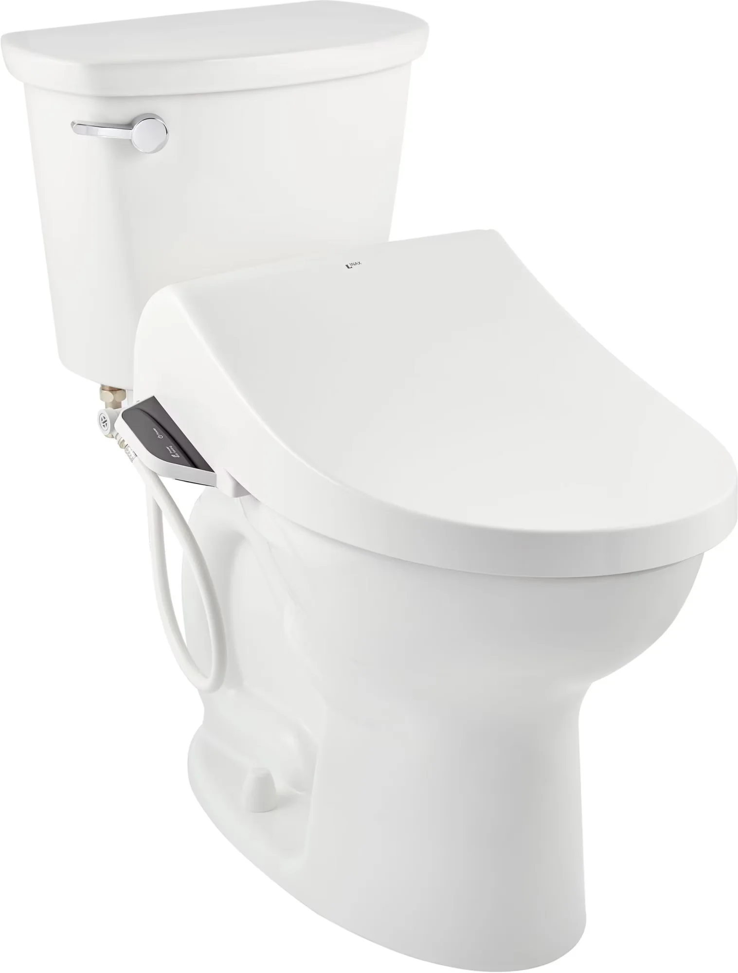 Toilet Seats And Lid Modern with Adjustable, Heated Seat - Plastic White Model 715627