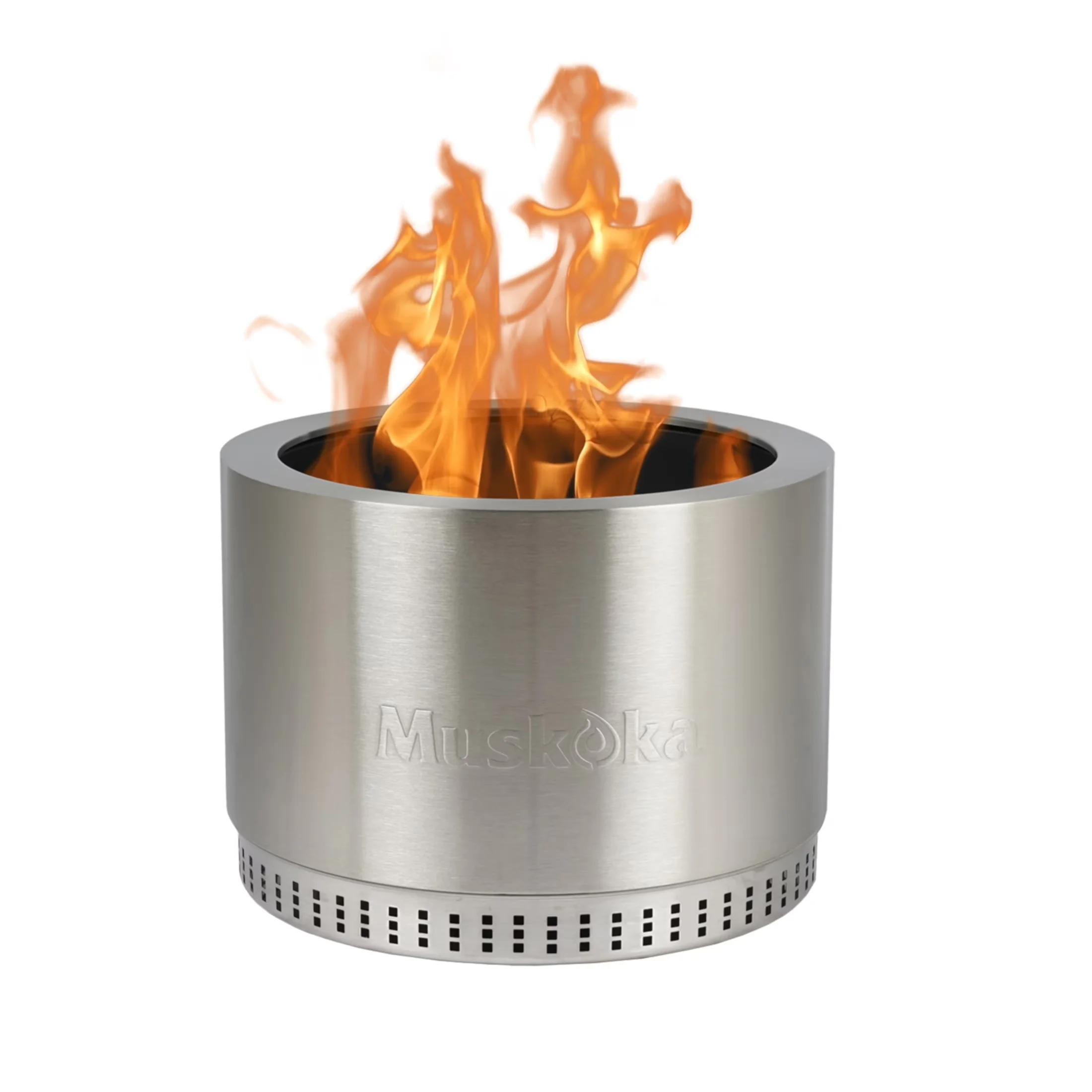 Modern Outdoor Heating with Rust Resistant, Easy to assemble in less than 5 minutes, Protective Cover - Silver Stainless Steel 430, Steel Model D19116