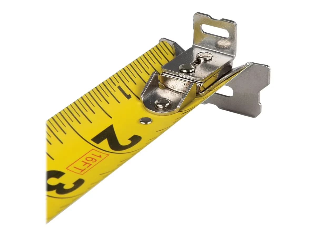 Premium Measuring Layout with Magnetic, 9216K 16' Double Hook Tape Measure - Plastic/Steel Model 1C91C3