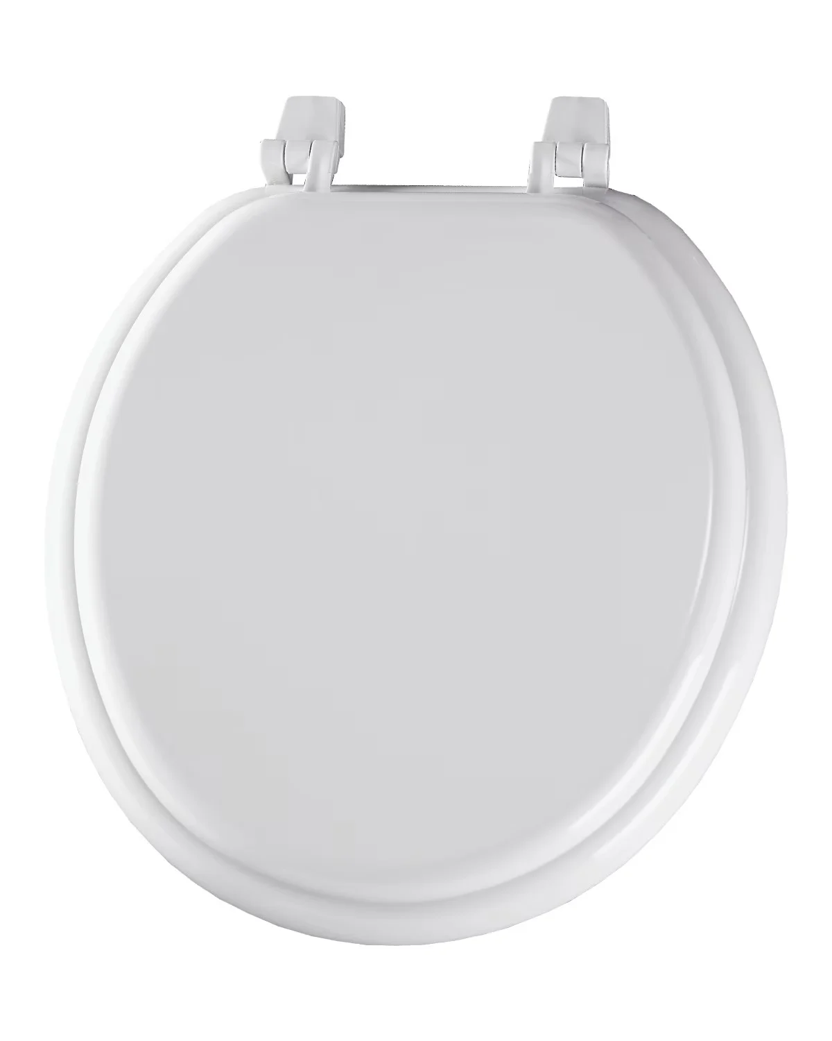 Compact Toilet Seats And Lid with Easy To Clean, 1 Year Manufacturer Warranty, Top-Tite Hinge - White Plastic, Enamel, Wood Model A9BF14