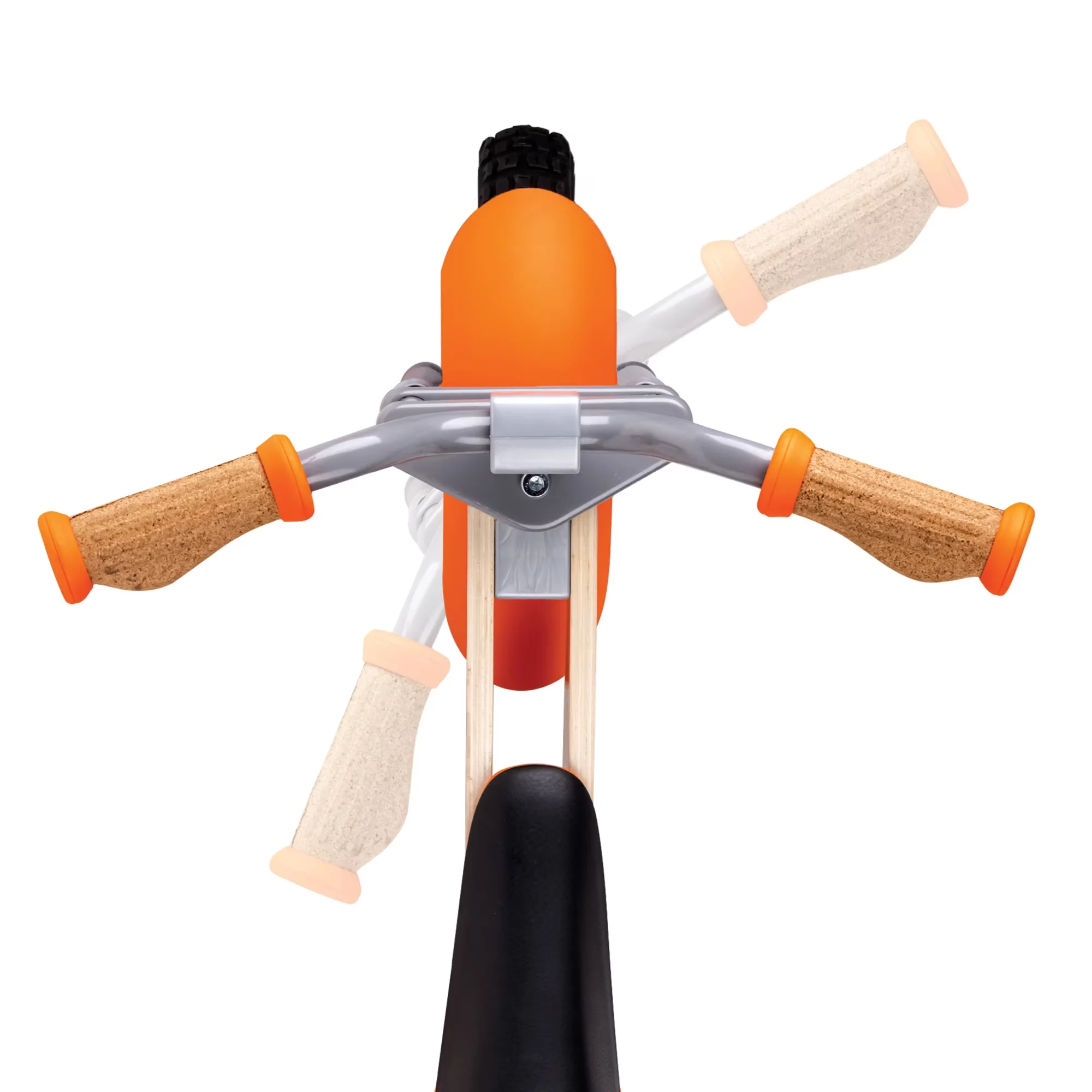 Kids Bike Versatile with Adjustable Handlebar Height, 2 Wheeled, Wood & Steel - Multi-Color Model A08AE4