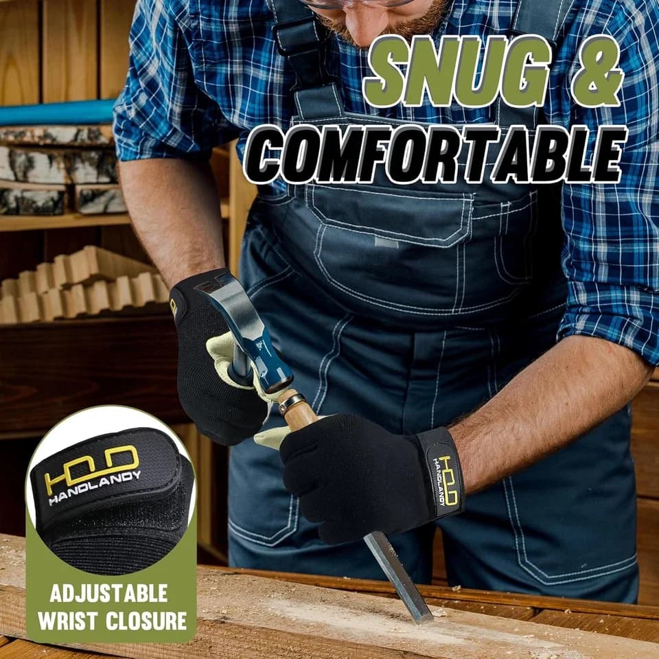Premium Protective Equipment with Work Gloves - Reliable Performance Model 8203BD