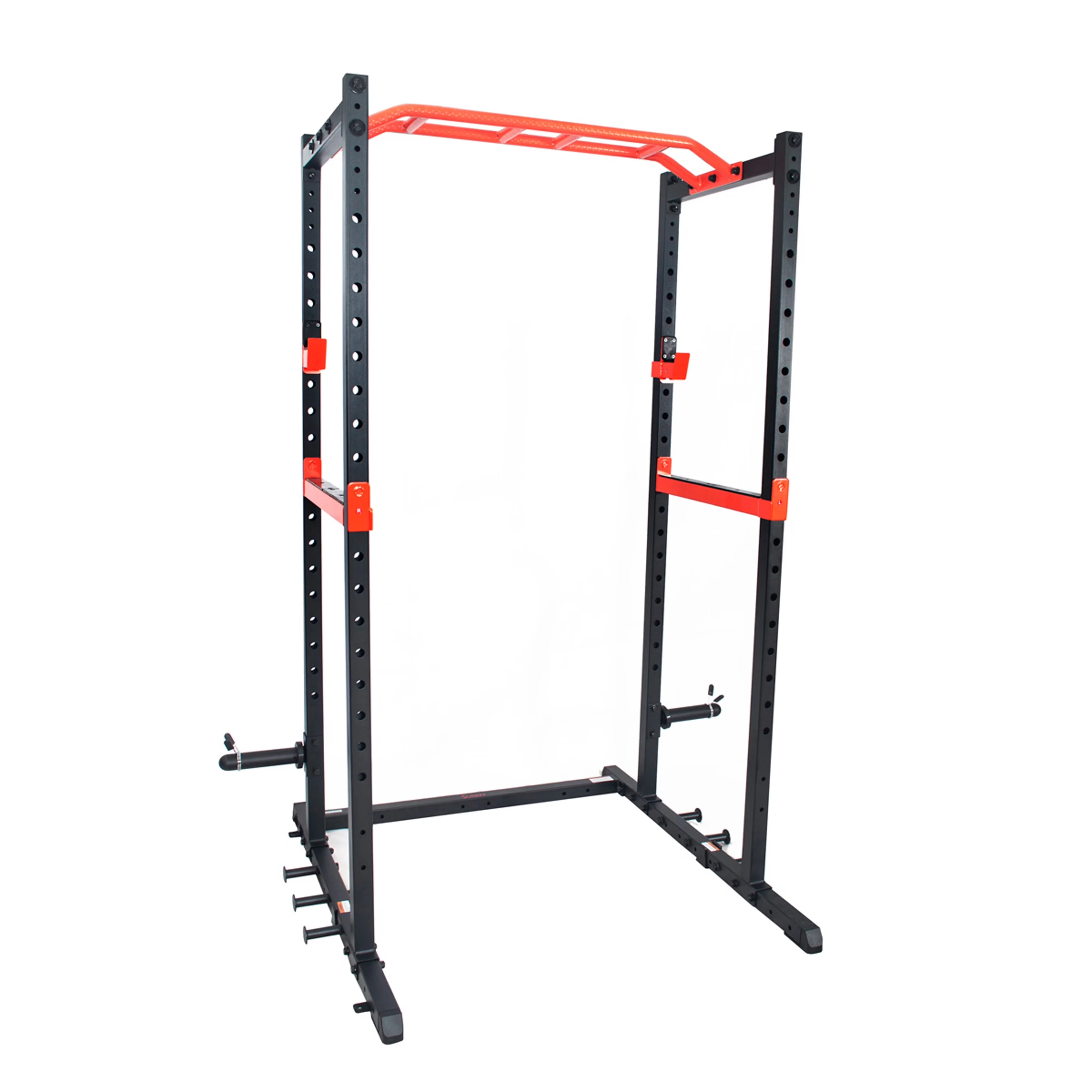Home Gym Compact with Adjustable, Strength Exercise Equipment, Station Power Cage - Black Steel, Others Model C9DDCA