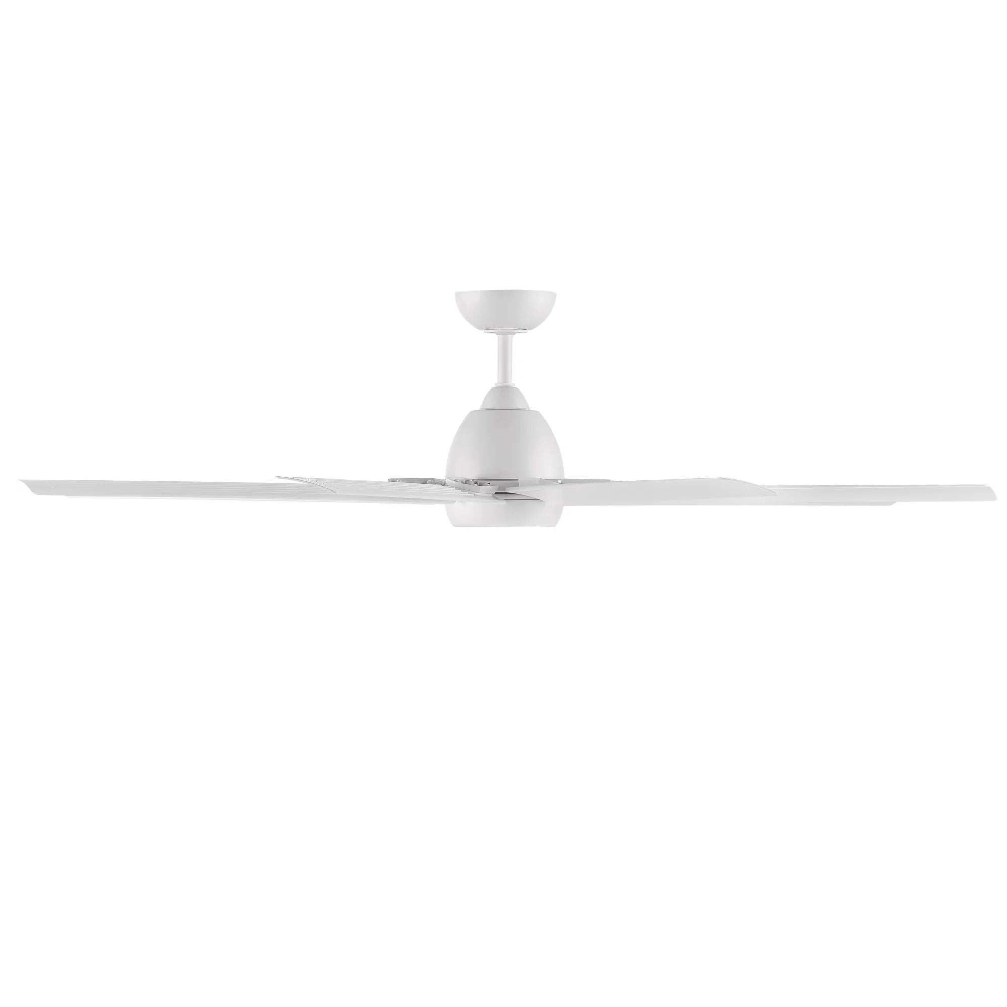 Classic Ceiling Fan with LED, Traditional, Modern - Glass White 66in - Traditional Style Model EEEDDC