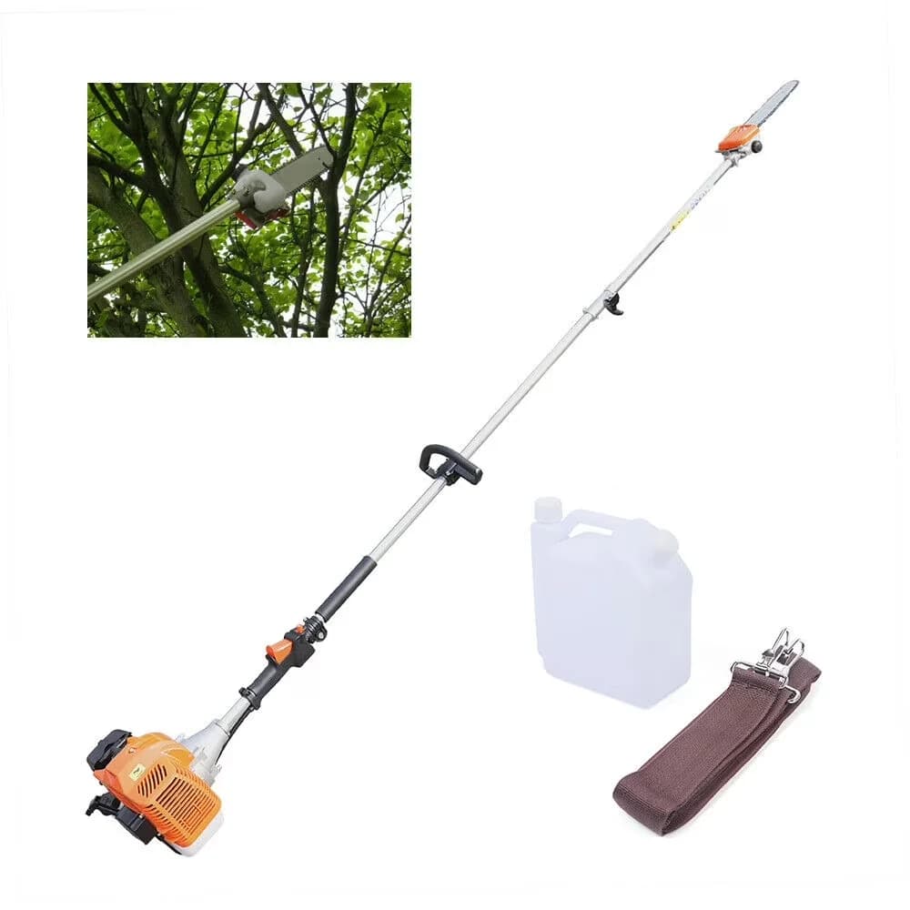 Durable Pole Saw with Telescoping - Orange Powered - Modern Design Model B8A222