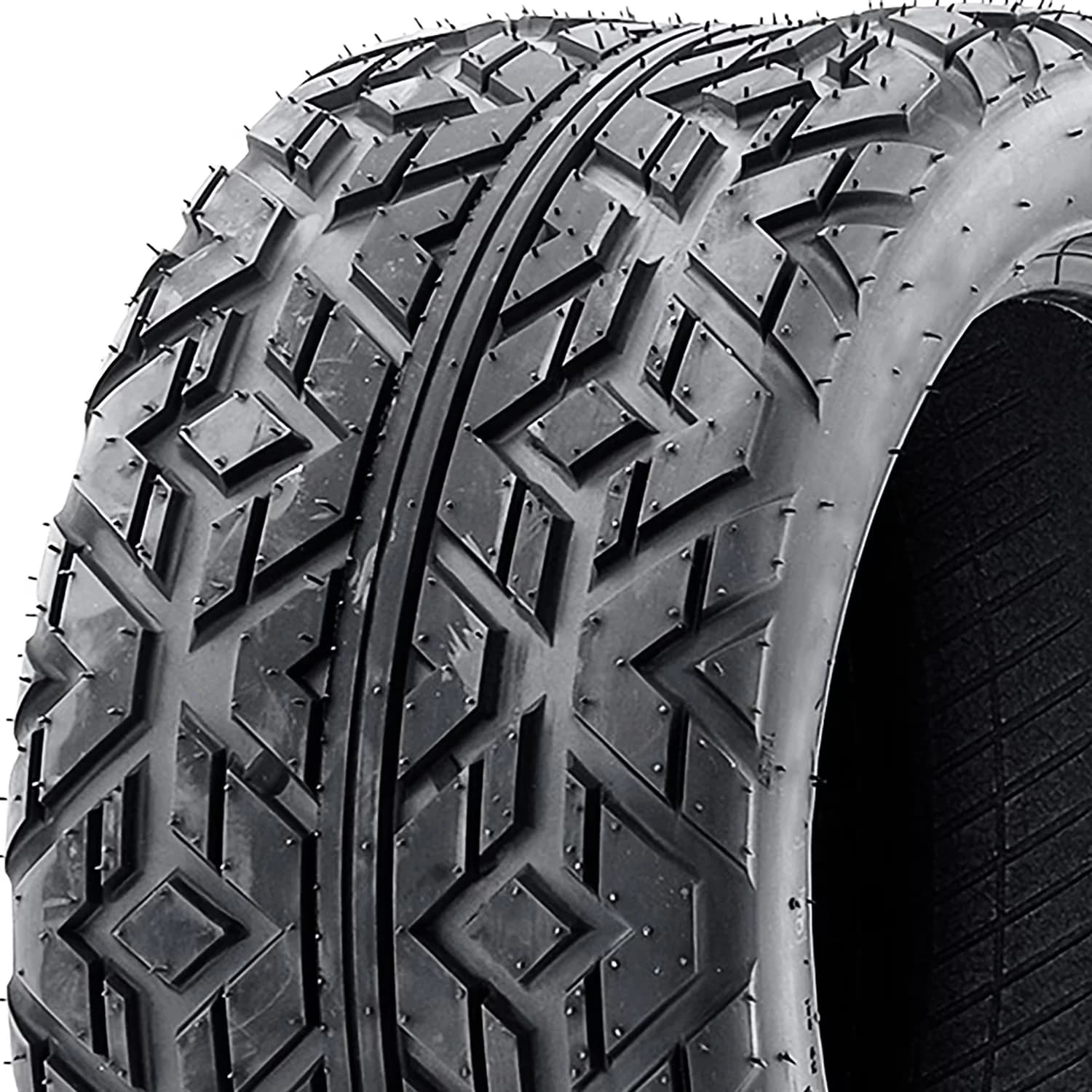 Versatile Golf Cart Tire with All-Weather, Wet Or Dry, 215/35-12 4 Ply - Model 117E06