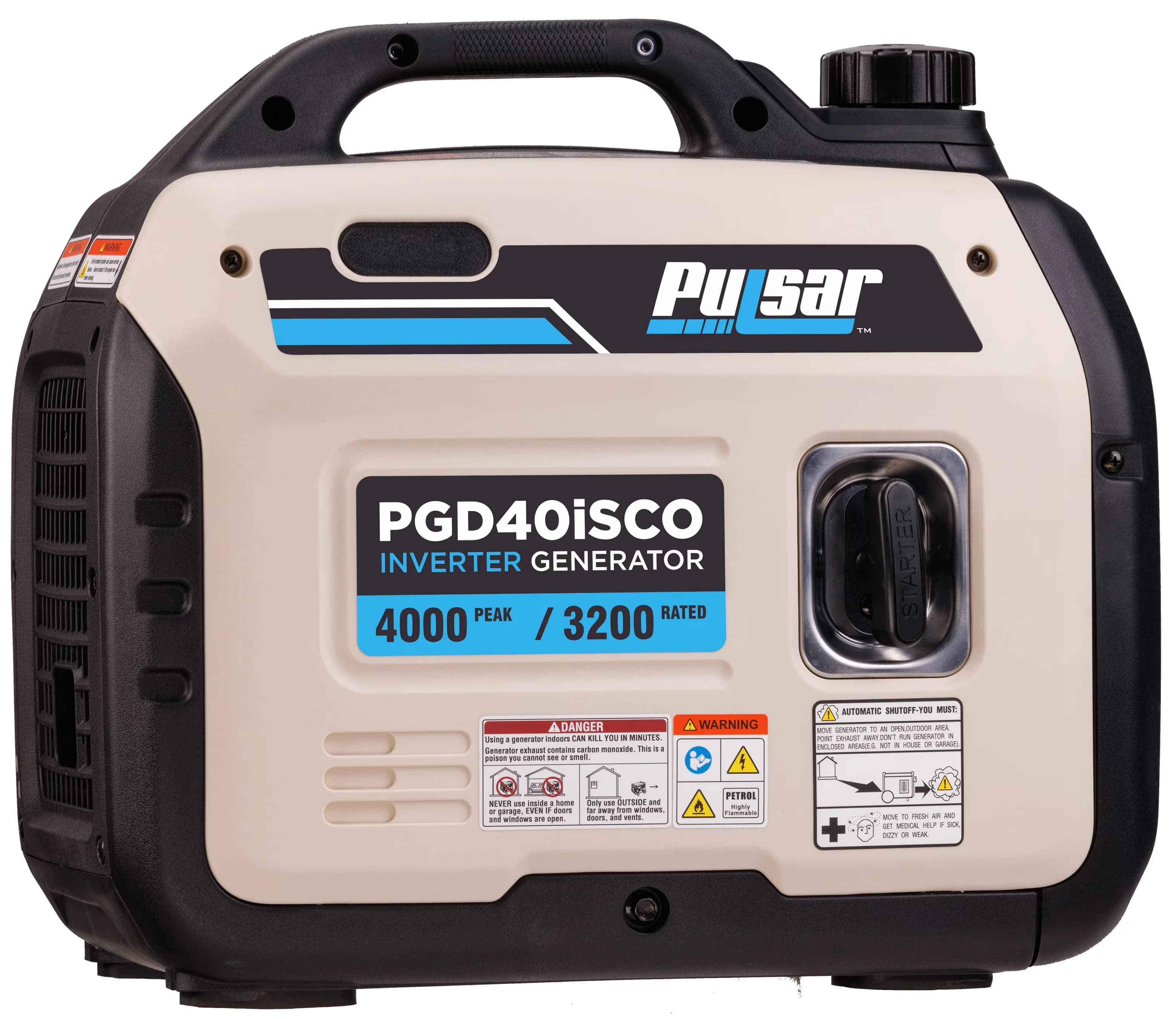Essential Generator with 4000W, Co Shut-Off, CO Sentry - 4000 - Standard Series Model 7AD8BA