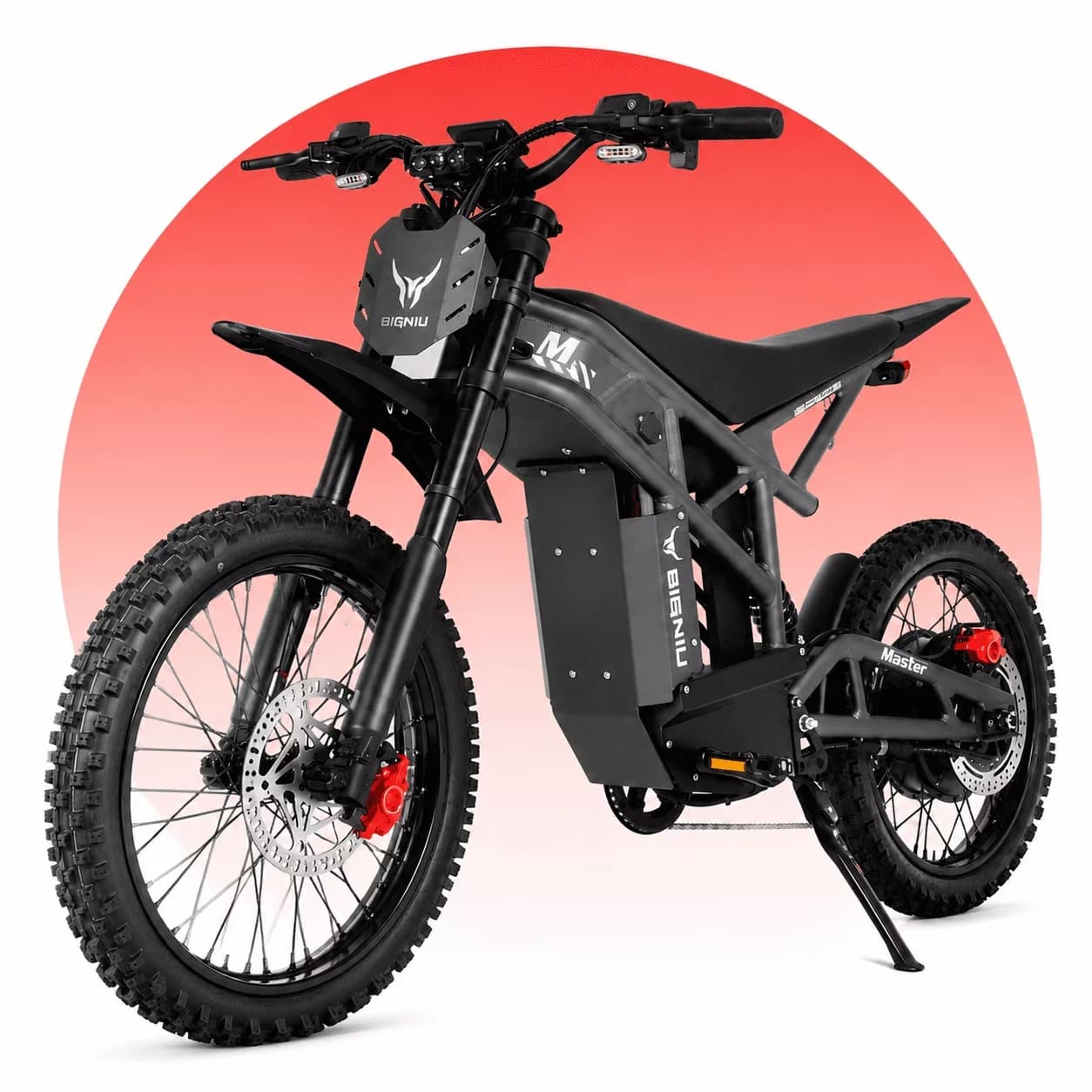 Quality Electric Bike with Battery, 2000W, BG-Master - Gray - Contemporary Style Model C97C8E