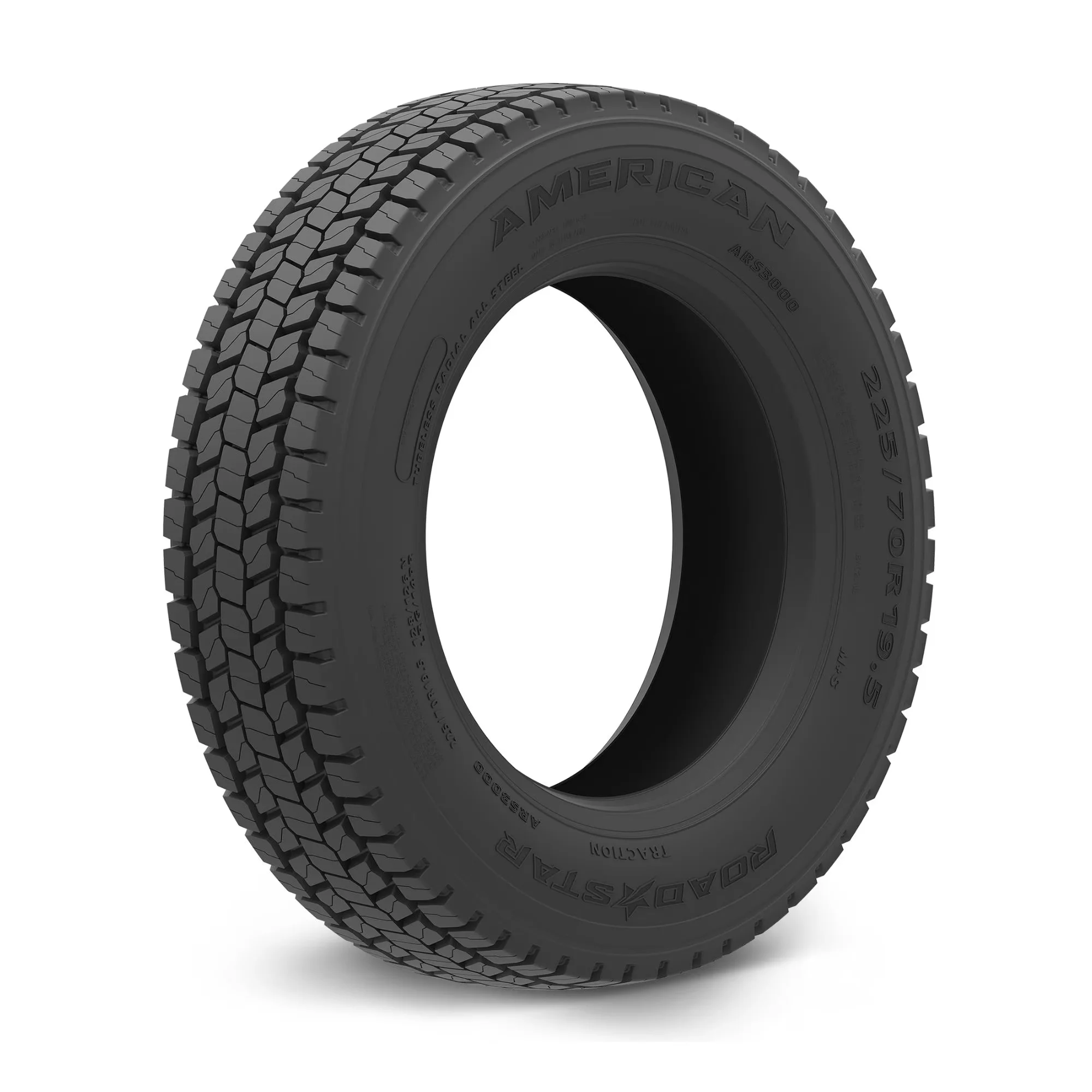 Truck Tire Efficient with Fits Multiple Makes And Models, Sidewall style: Black Sidewall - Model 87F49B