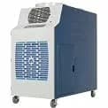 Stylish Air Conditioner with 60000 BTU, 230V, Hinged - Blue - Space-Saving Design Model 0FA879