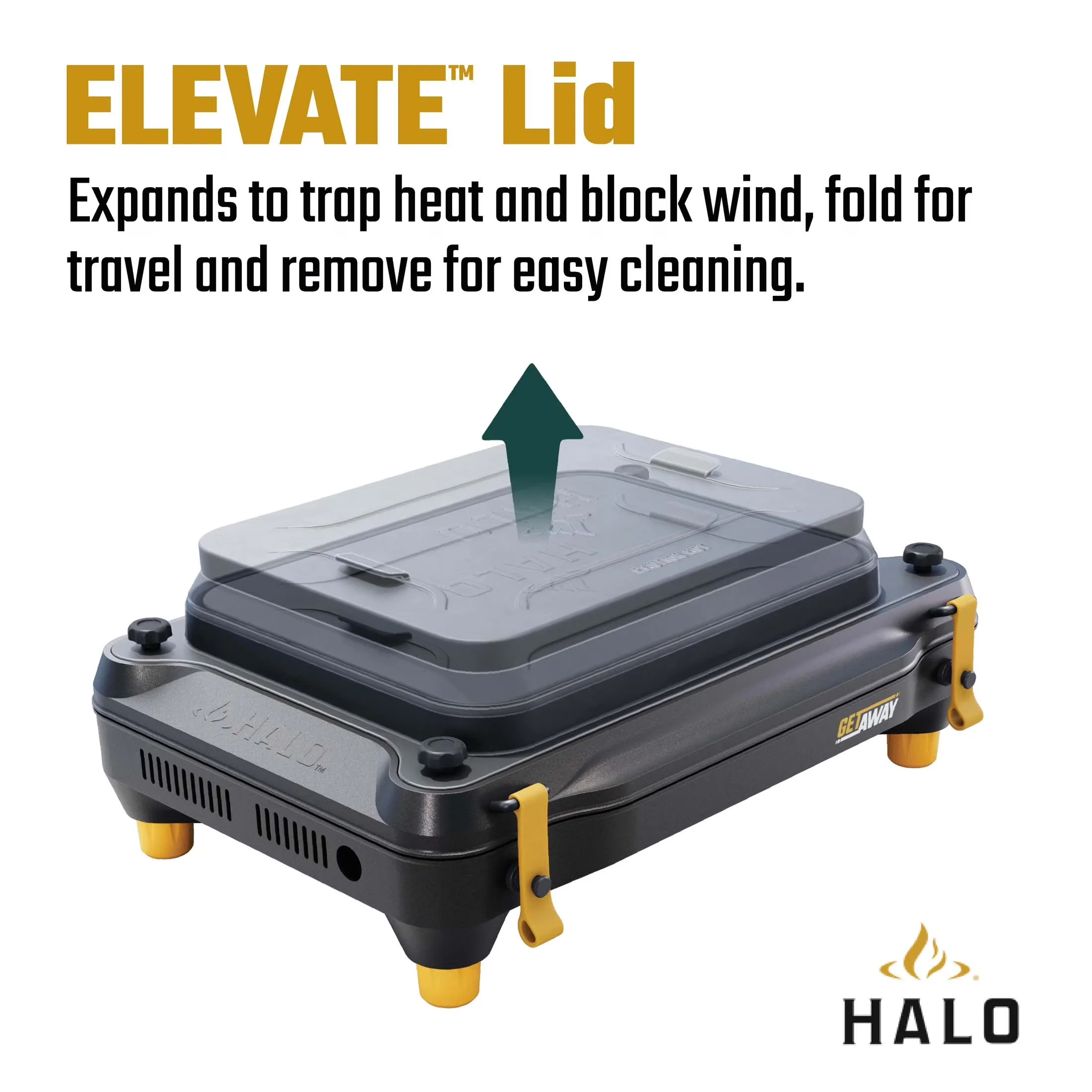 Reliable Flat Top Grill with Portable, Getaway 2-Zone Portable Griddle - Aluminum Model 0B313B