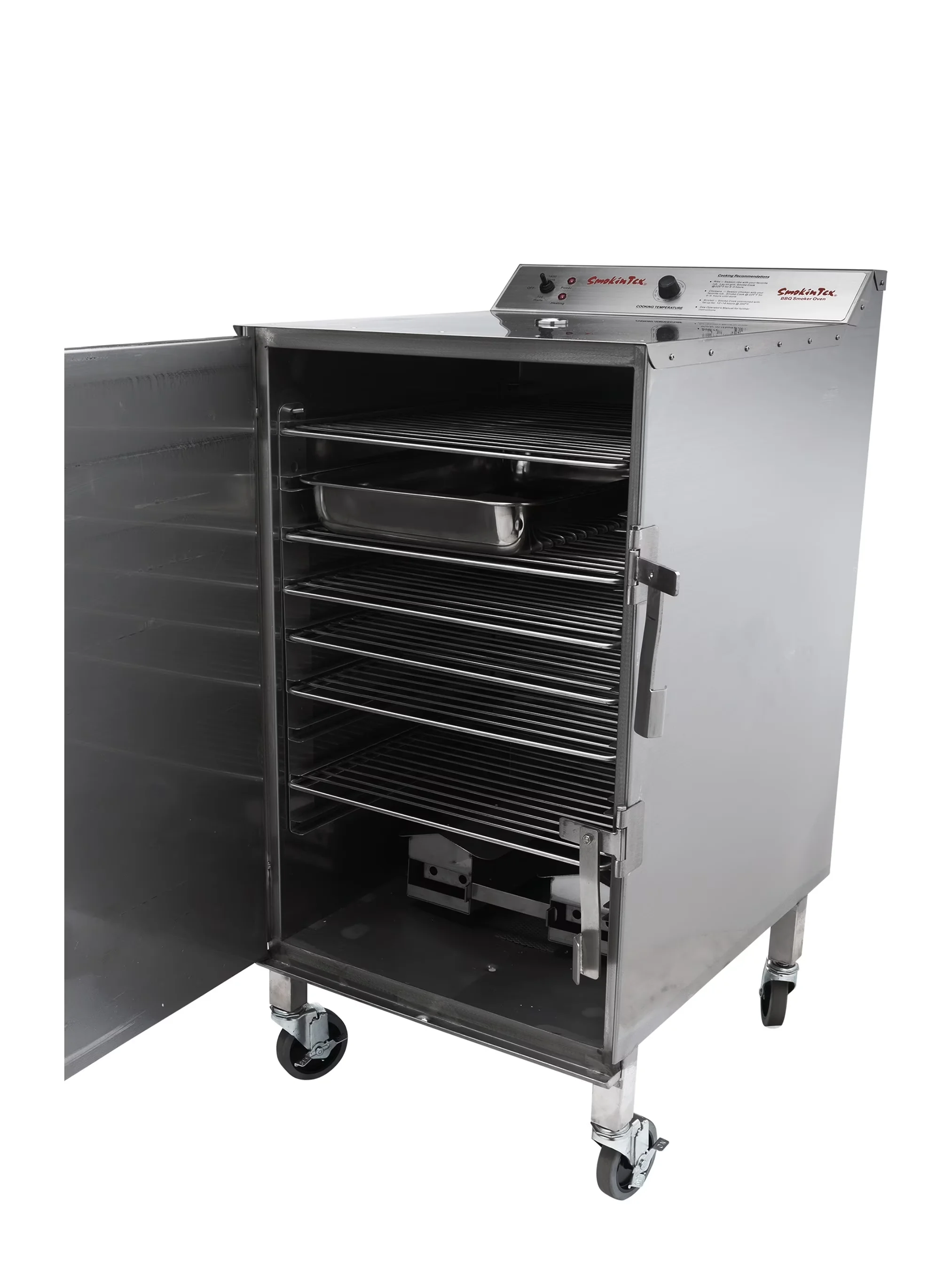 Premium Smoker with Cold Smoker, High-Capacity Stainless Steel - Stainless Steel Stainless Steel Model 467AC1