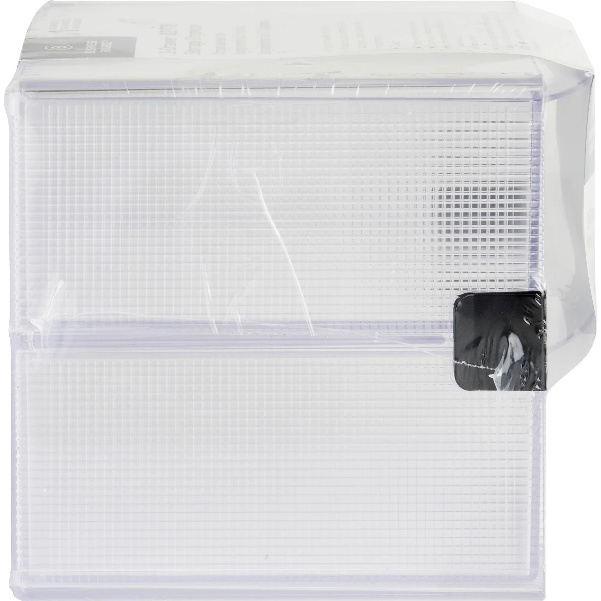 Garage Storage Supply Durable with 2-drawer Organizer, Modern, clean look - Clear Plastic Model A0152B
