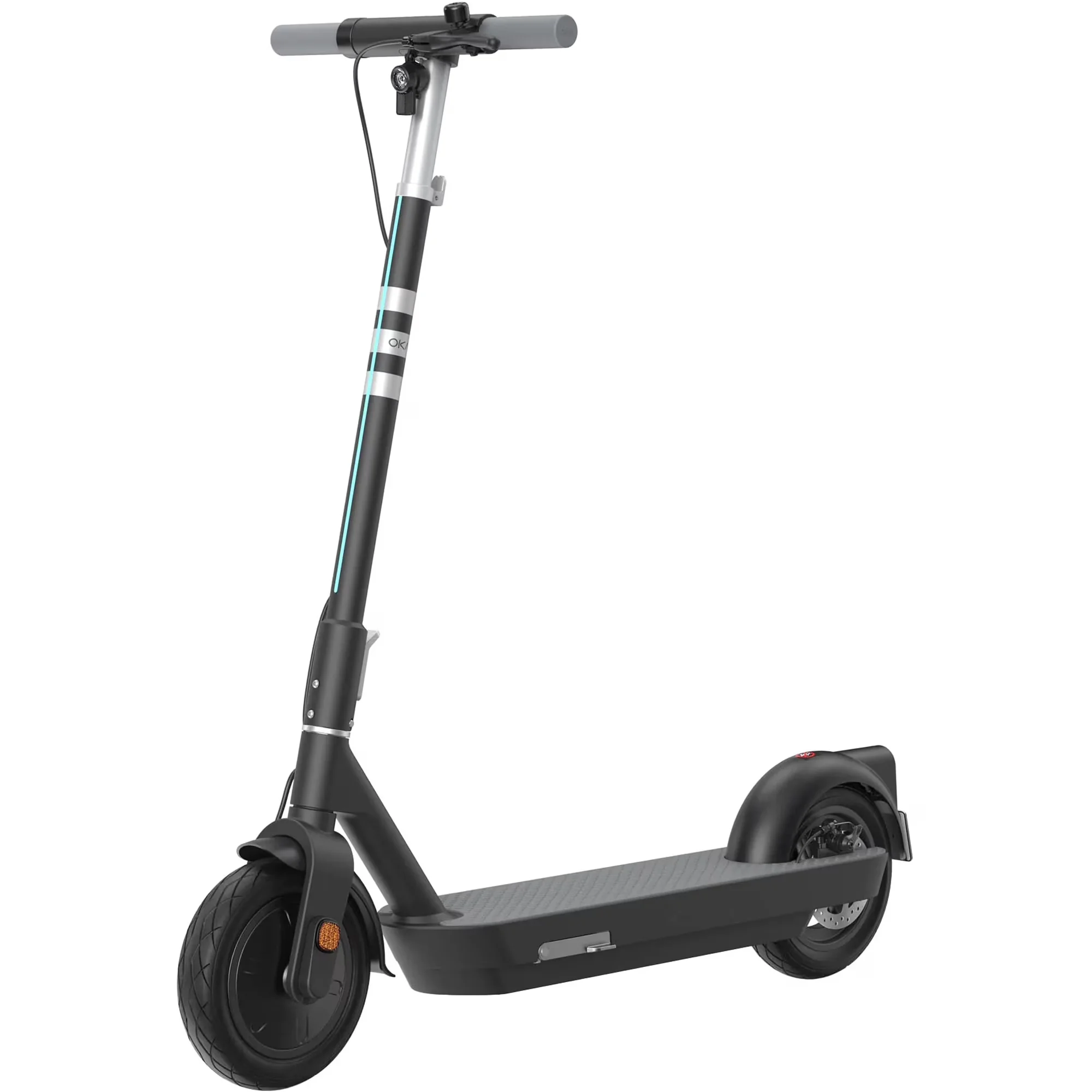 Scooter Reliable with Foldable, Black - Aluminum Black Neon - Heavy Duty Model E85A81