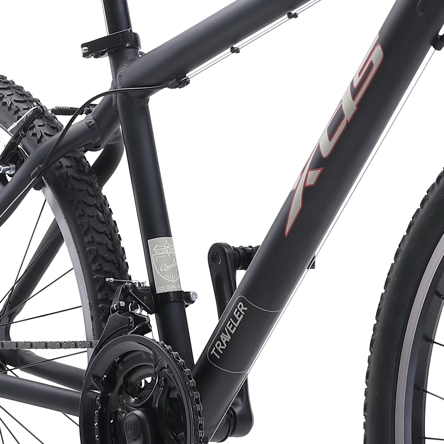 Mountain Bike Quality with Lightweight, Unisex, Traveler - Black - Essential Collection Model 8D00D6