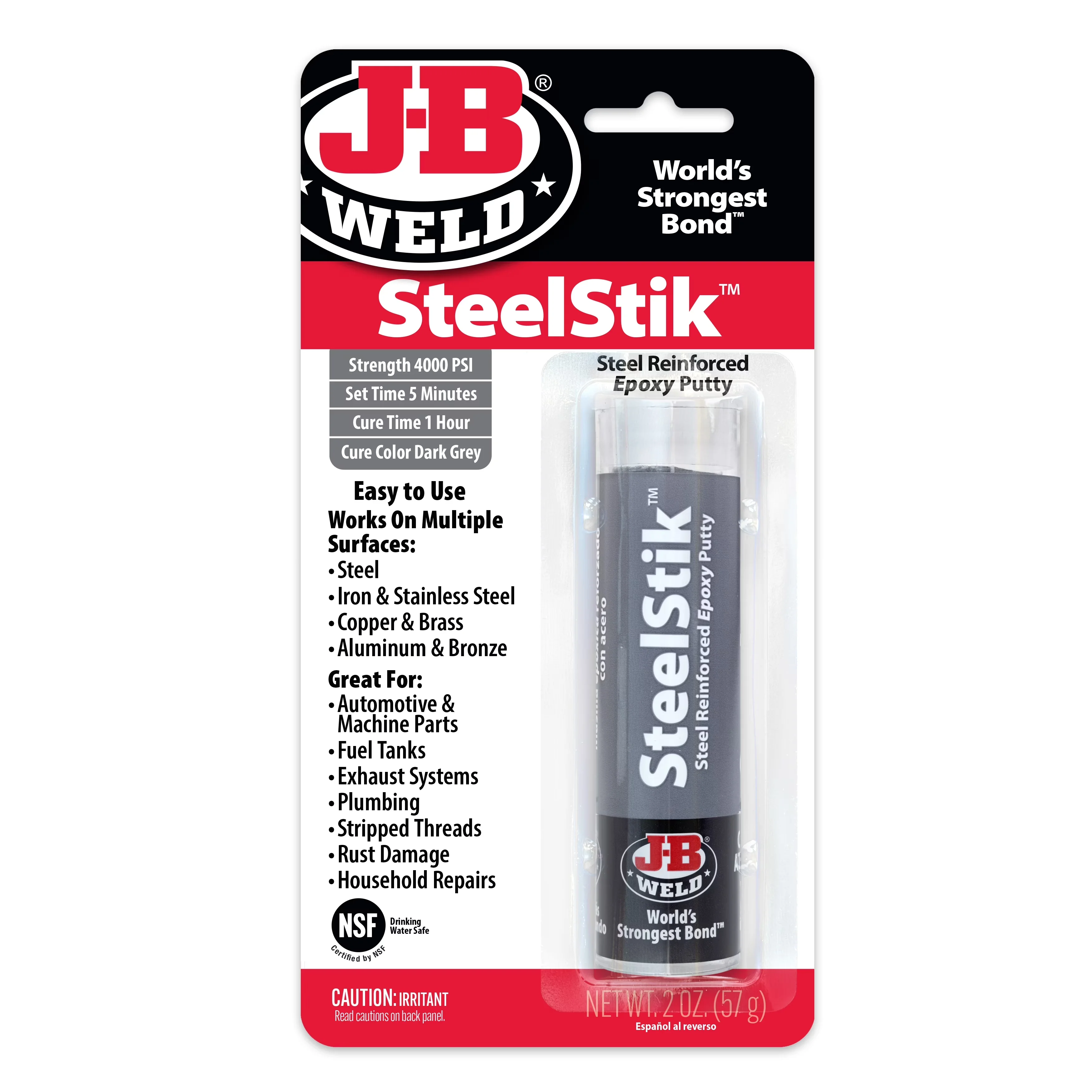 Building Material Versatile - Gray SteelStik - Residential Grade Model 598DBE