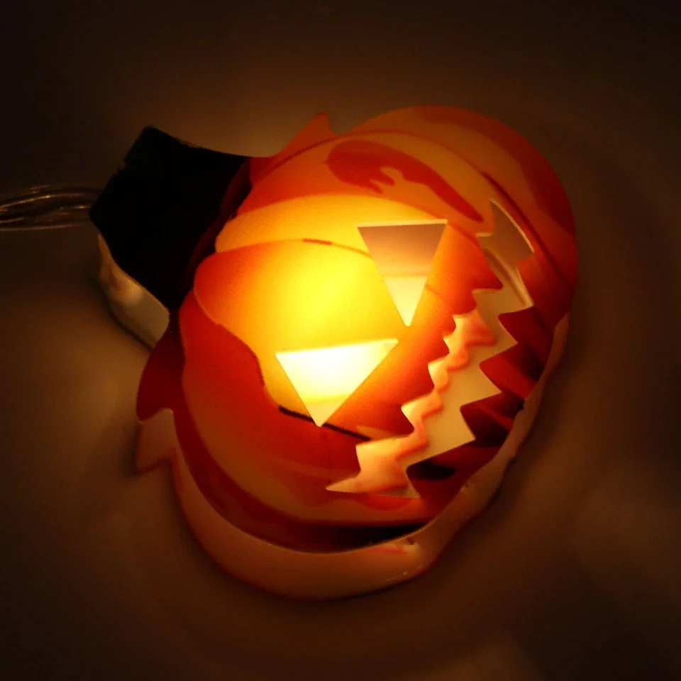 Compact Novelty Light with Waterproof - Orange Pumpkin - Reliable Performance Model DDC025