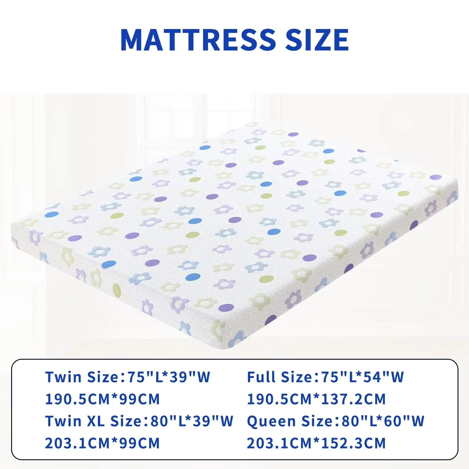 Mattresses Accessory Essential with Mattress-In-A-Box - White Memory Foam Model 836E32