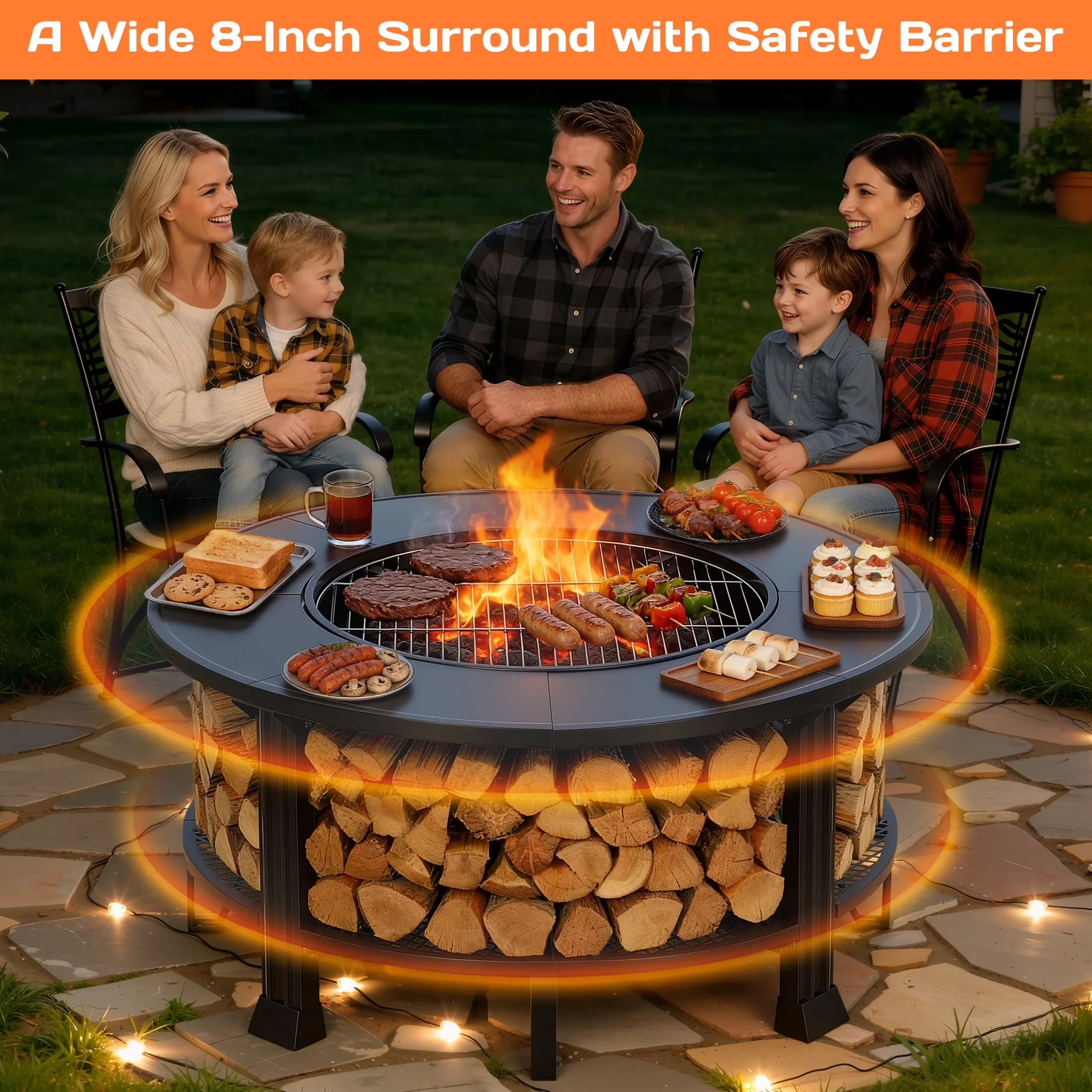 Outdoor Heating Professional with Weatherproof, Fade Resistant - Iron Black Model D91758