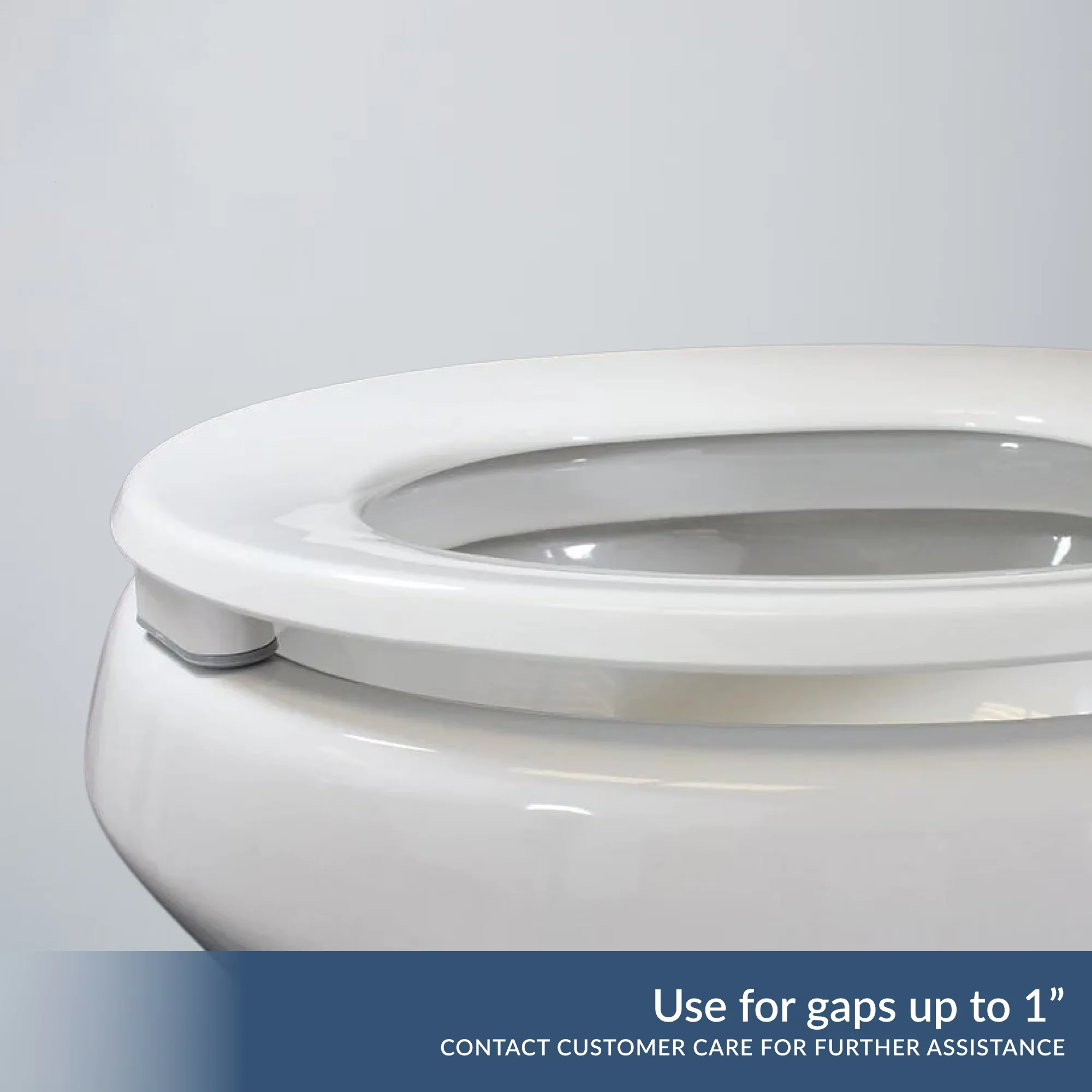 Essential Toilet Seats And Lid with Easy To Install, 4 piece Universal Seat Bumper Kit - Abs, Tpe White Model 153DC1