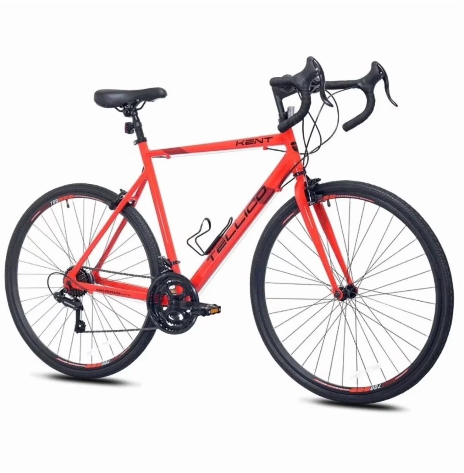 Stylish Road Bike with • Gear Speeds: 21, • Holds up to: 275 Pounds, • Bicycle Frame Material: Aluminum - Model 96245A