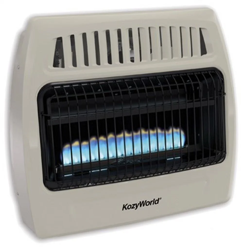 Portable And Electric Space Heater Durable with 30000 BTU, Adjustable - Blue, Gray Model A80053