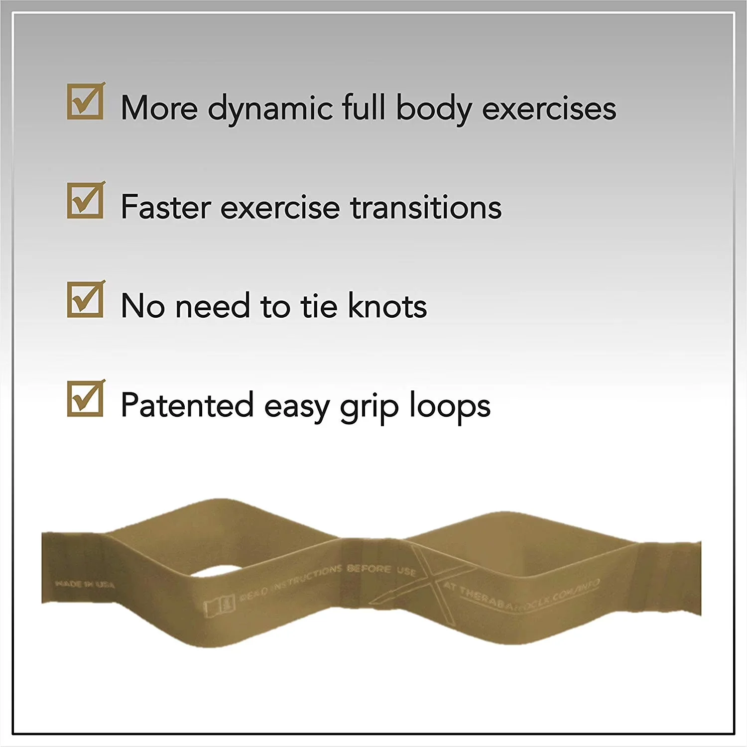 Quality Home Gym Accessory with Anti-Slip, Max Thickness, Loops - Gold Synthetic Rubber Model 60EB58