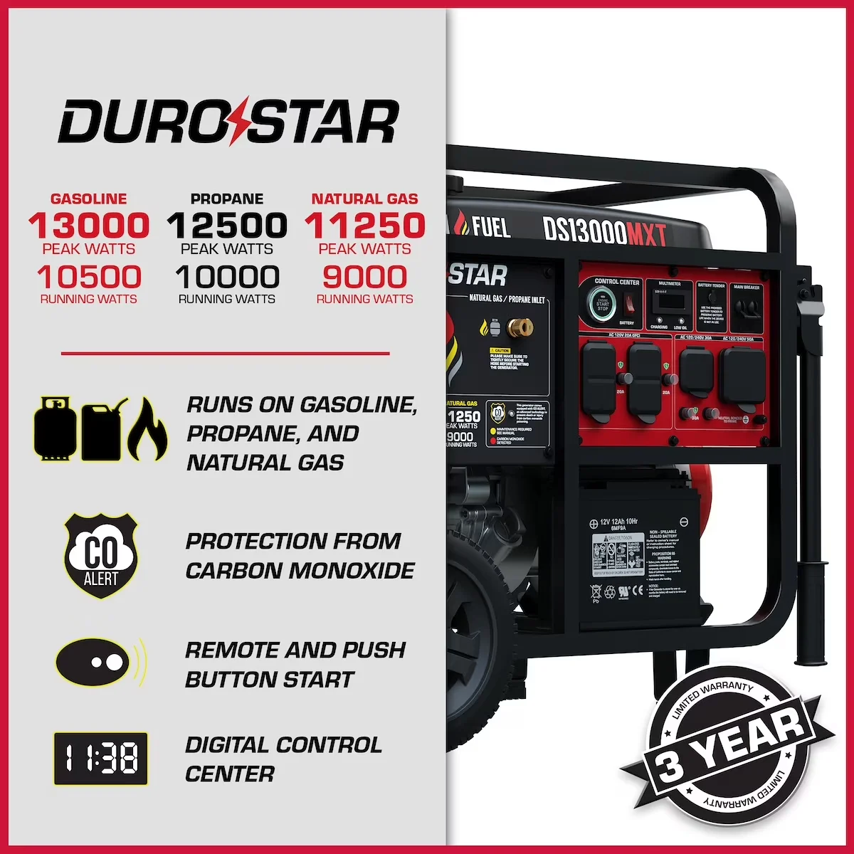 Generator Reliable - DS13000MXT for Multiple Applications Model 3BEA06