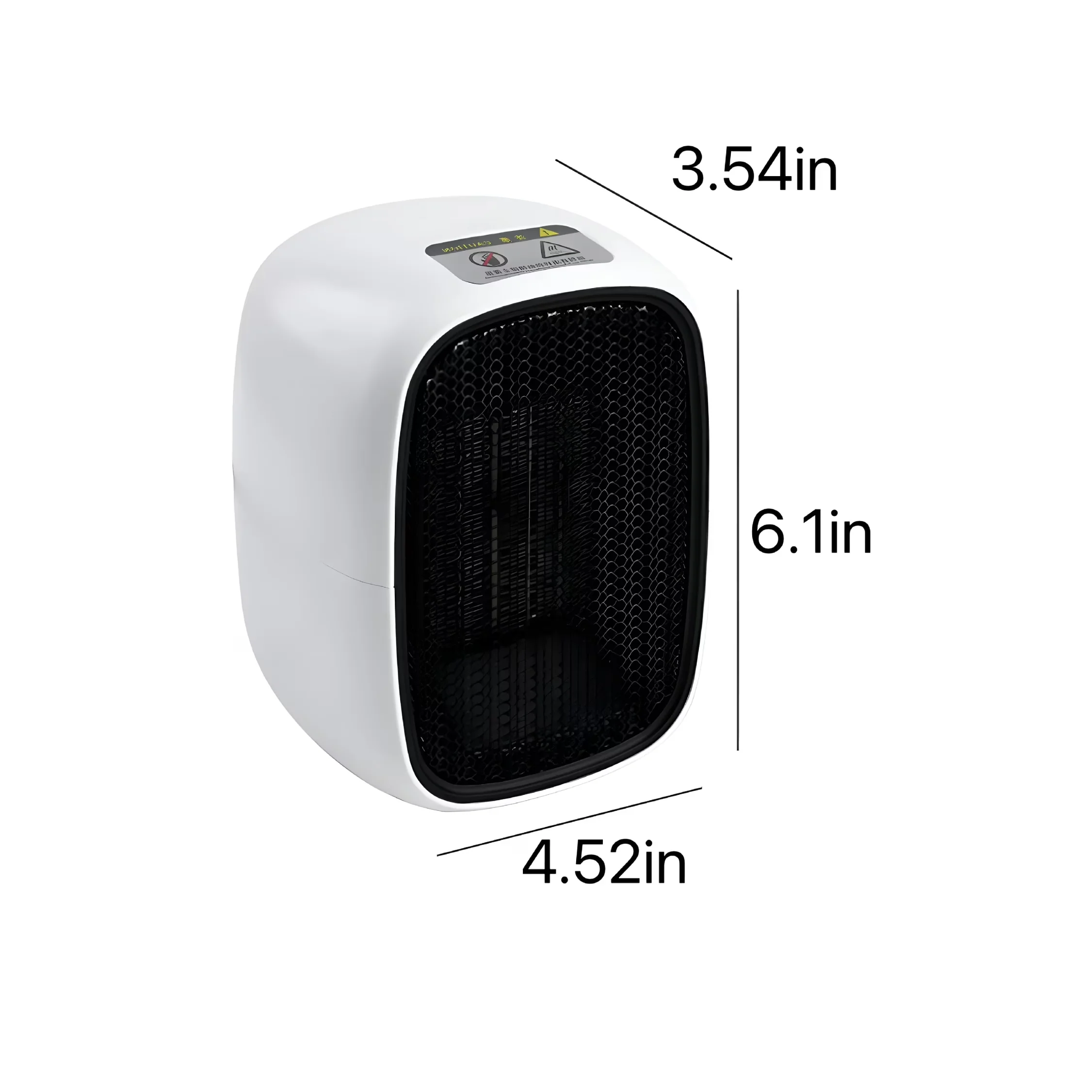 Portable And Electric Space Heater Premium with 500W, Automatic Shutoff - Model AE68F7