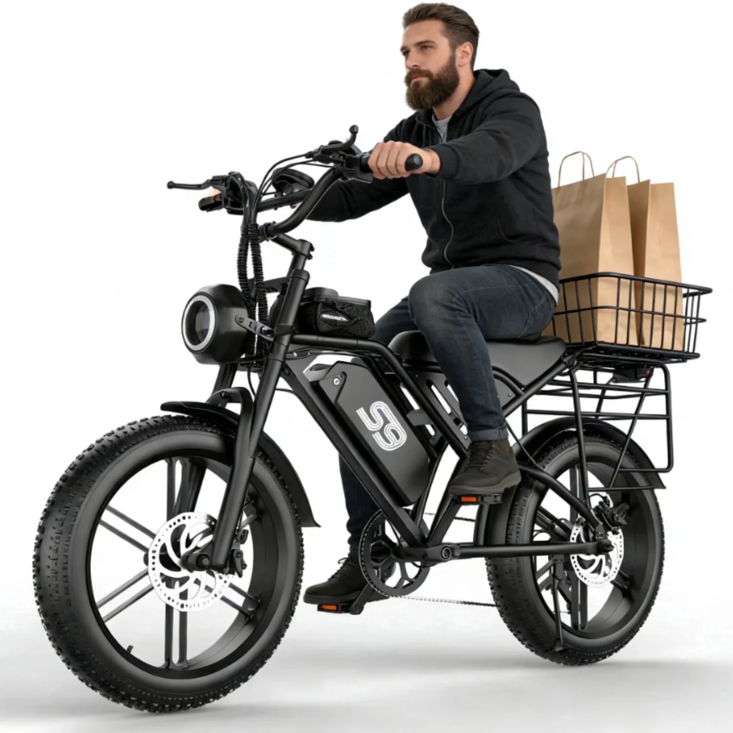 Efficient Electric Bike with Battery, 2200W, 48V 20Ah - Essential Collection Model 2358B9