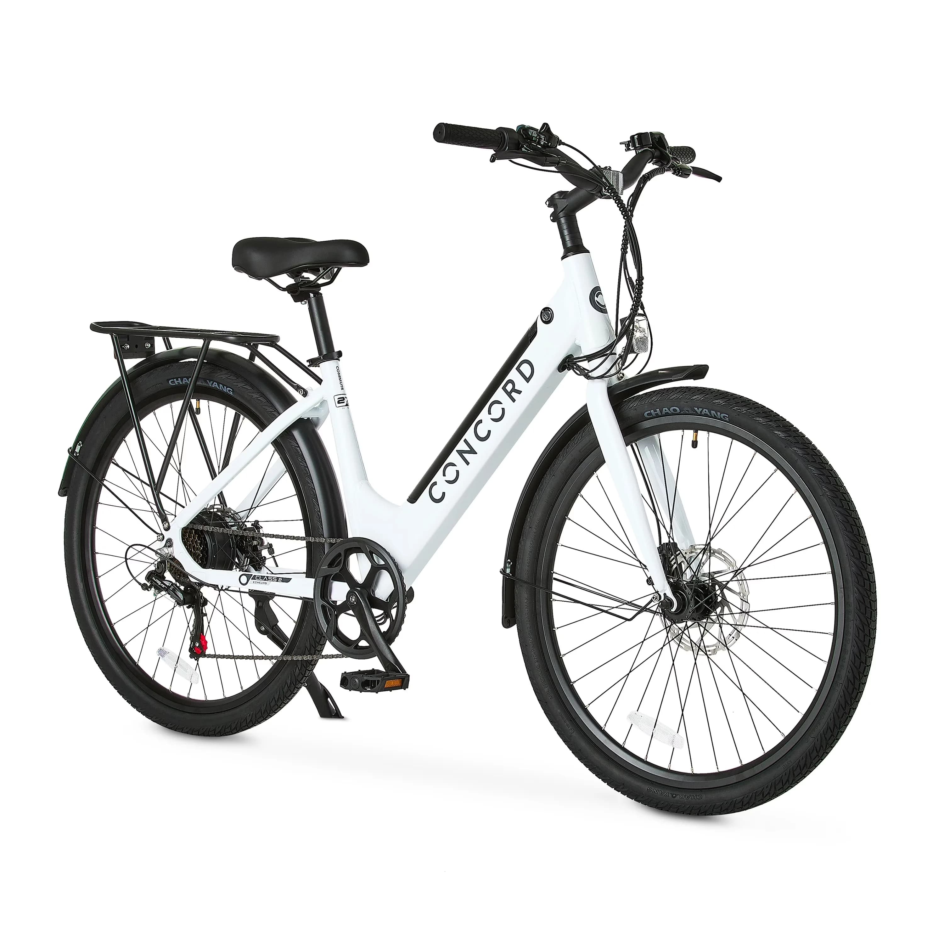 Professional Electric Bike with Battery, 36V, Class 2 - White - Standard Series Model C061A6