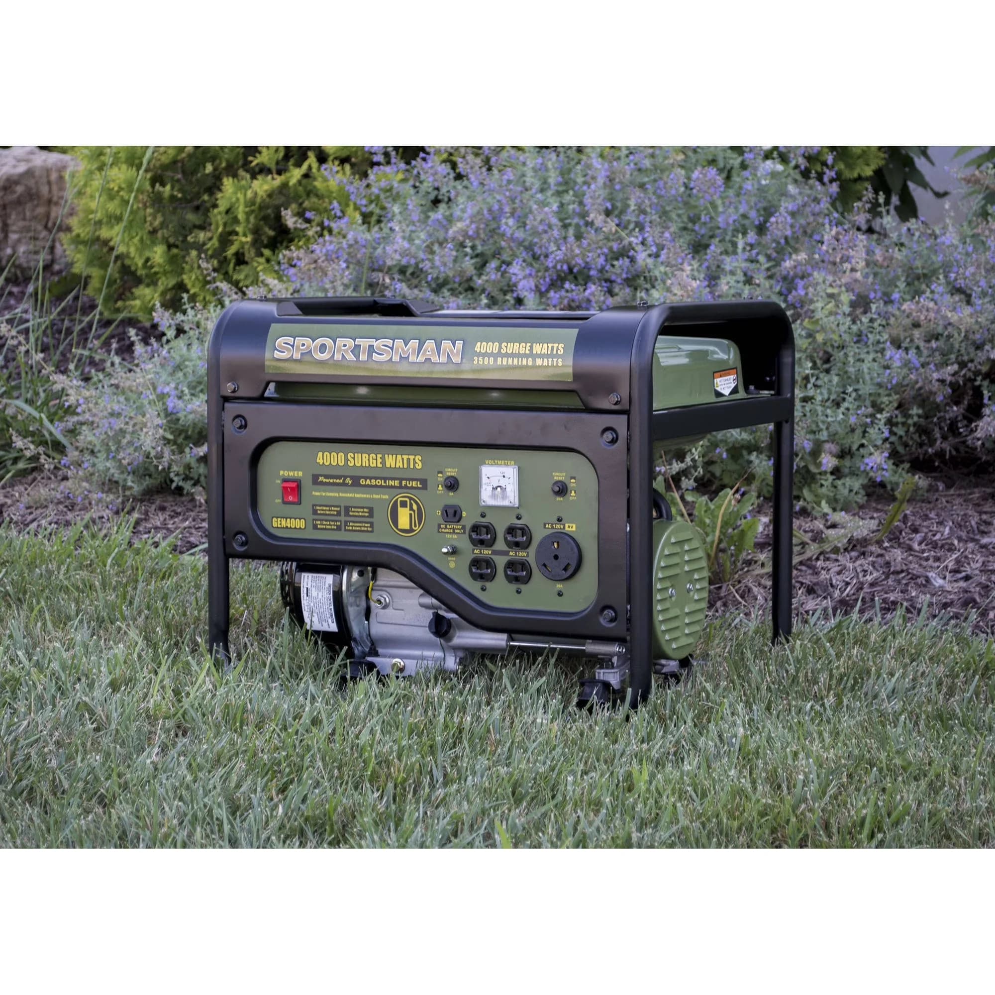 Quality Generator with 4000W, Low Oil Shutdown, Gasoline 4000W Portable - Model 1F21B6
