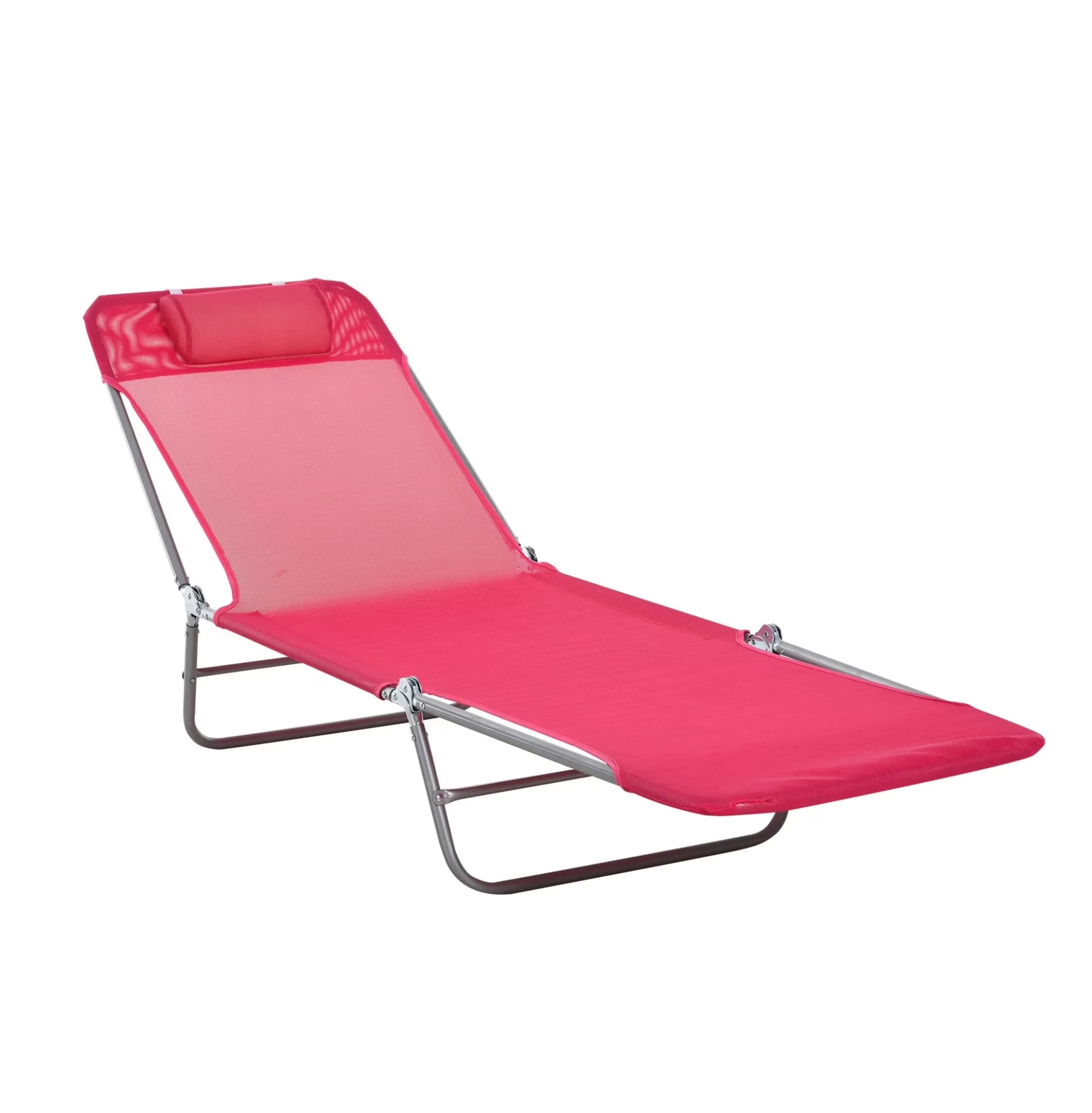 Premium Beach Chair with Adjustable, Folding, Outdoor Sun Tanning - Multicolor Model 722124