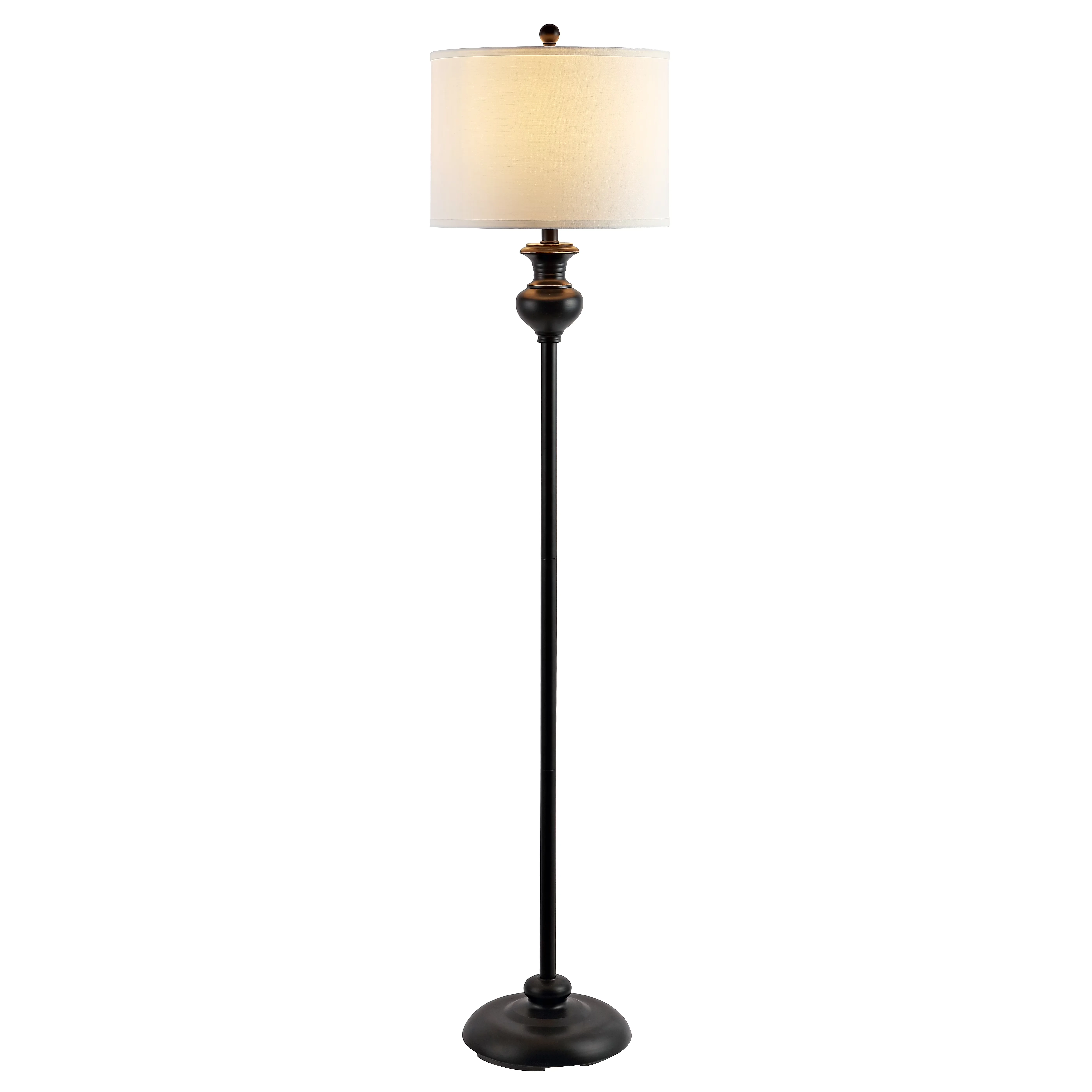 Sleek Floor Lamp with LED, Energy Efficient, Industrial - Black Iron 61 in Model BD823C